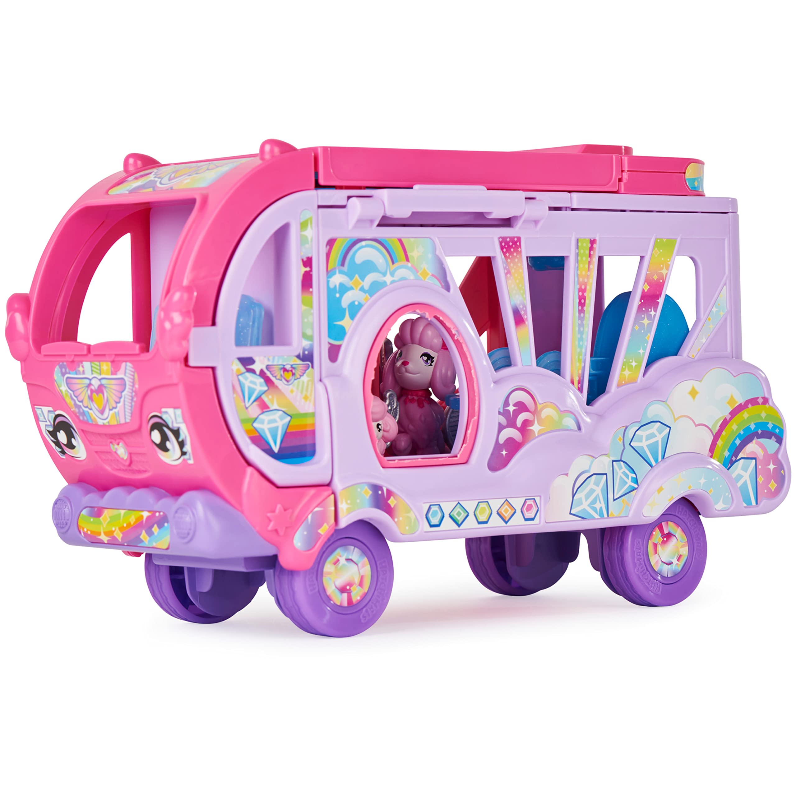 Hatchimals CollEGGtibles Rainbow-cation Camper mit 6 funkelnden Pudeln – ab 5 Jahren 8