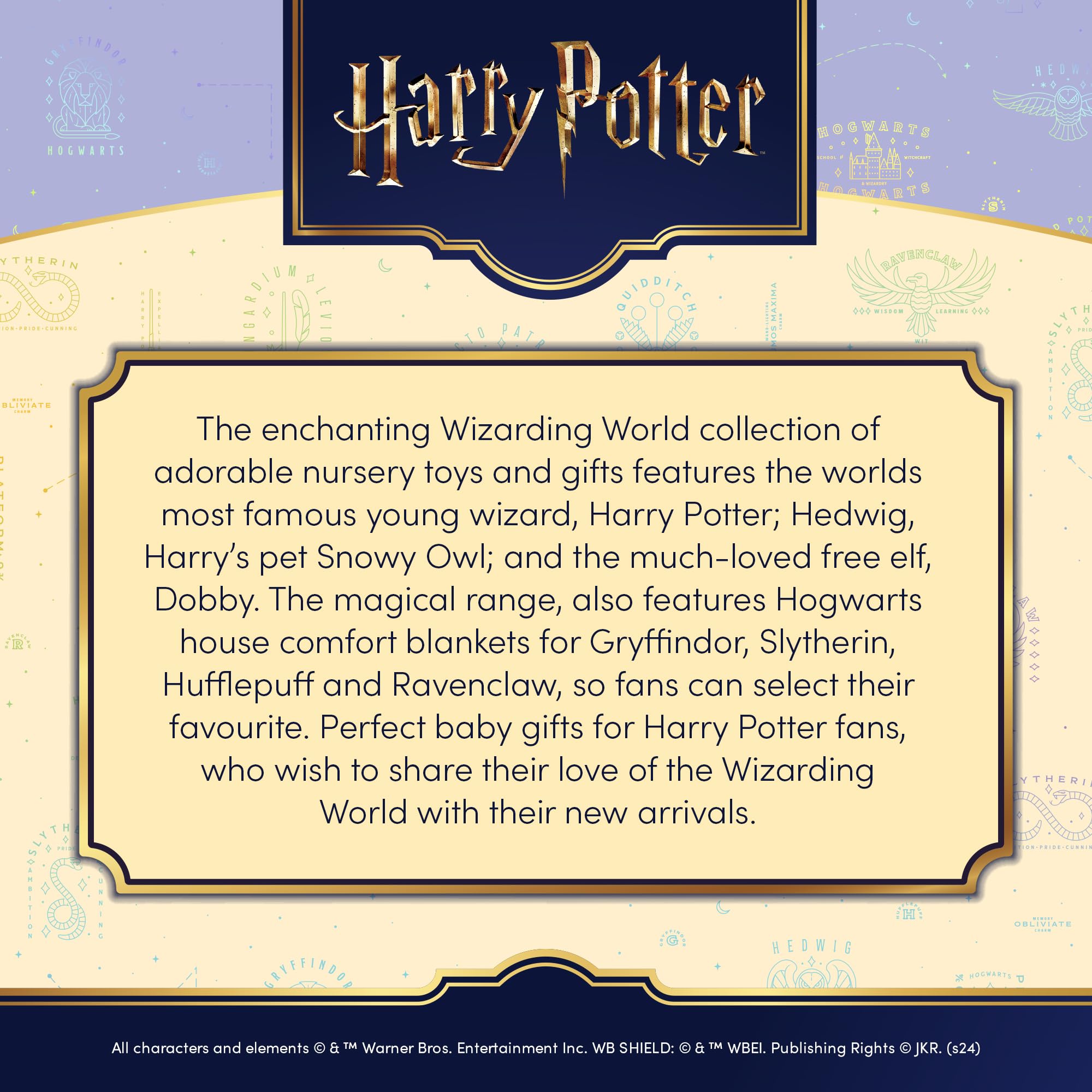 Rainbow Designs Harry Potter Dobby Comfort Blanket - Velvety Soft Grey Comforter for Newborns 3