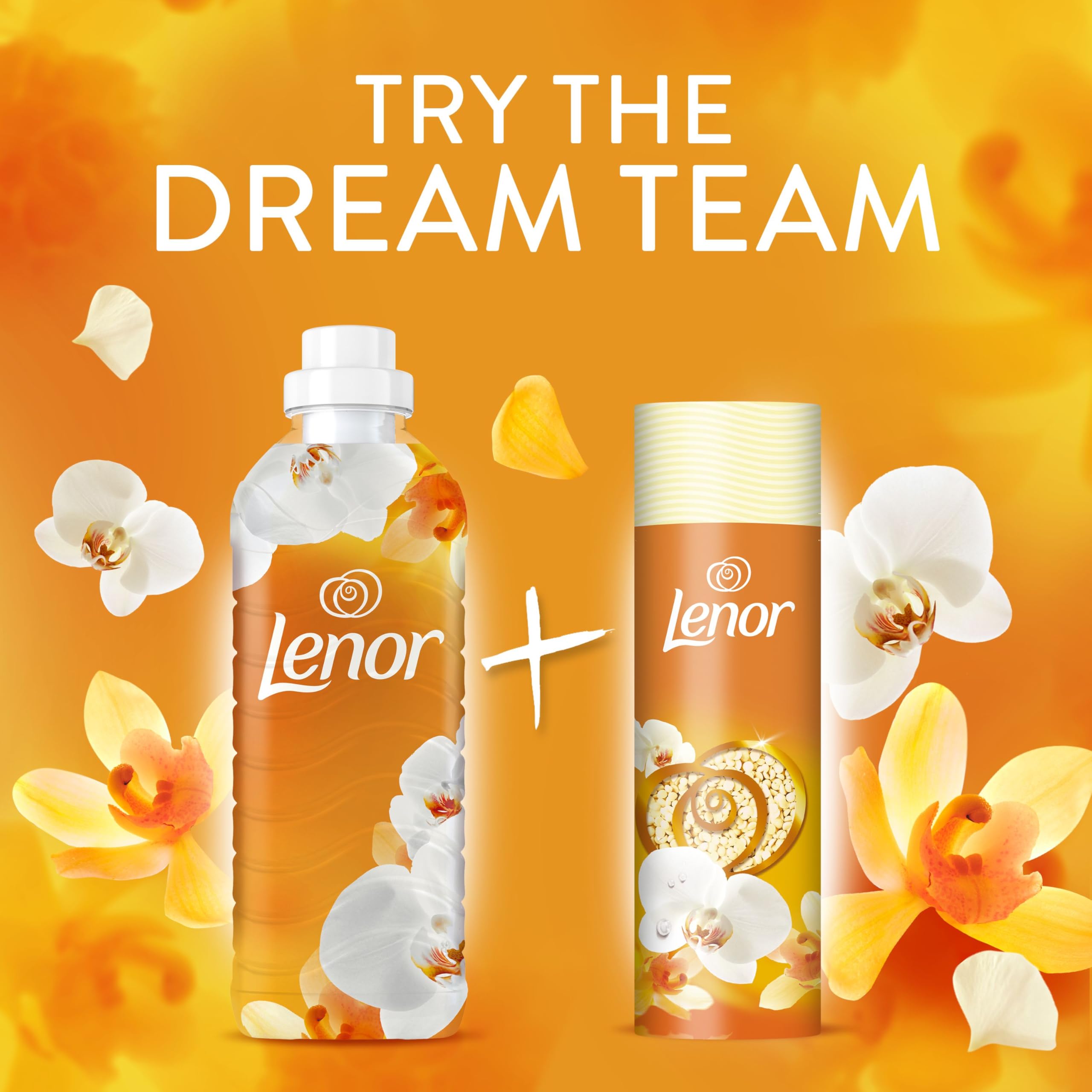 Lenor Gold Orchid Scent Booster Beads - 12 Weeks Freshness | 6 x 155g Packs 6