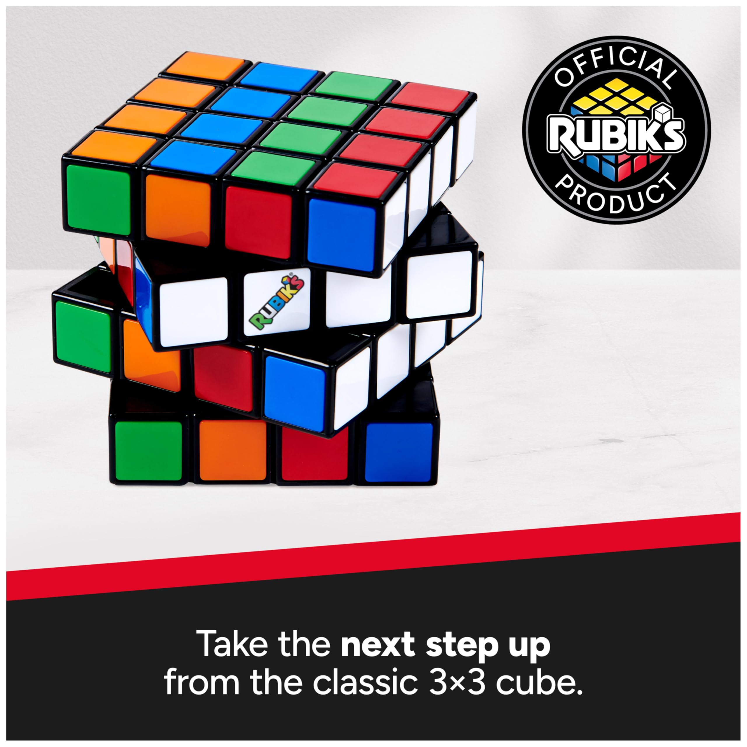 Rubik's Master 4x4 Sequential Puzzle Cube - Multicolor Plastic | Age 8-98