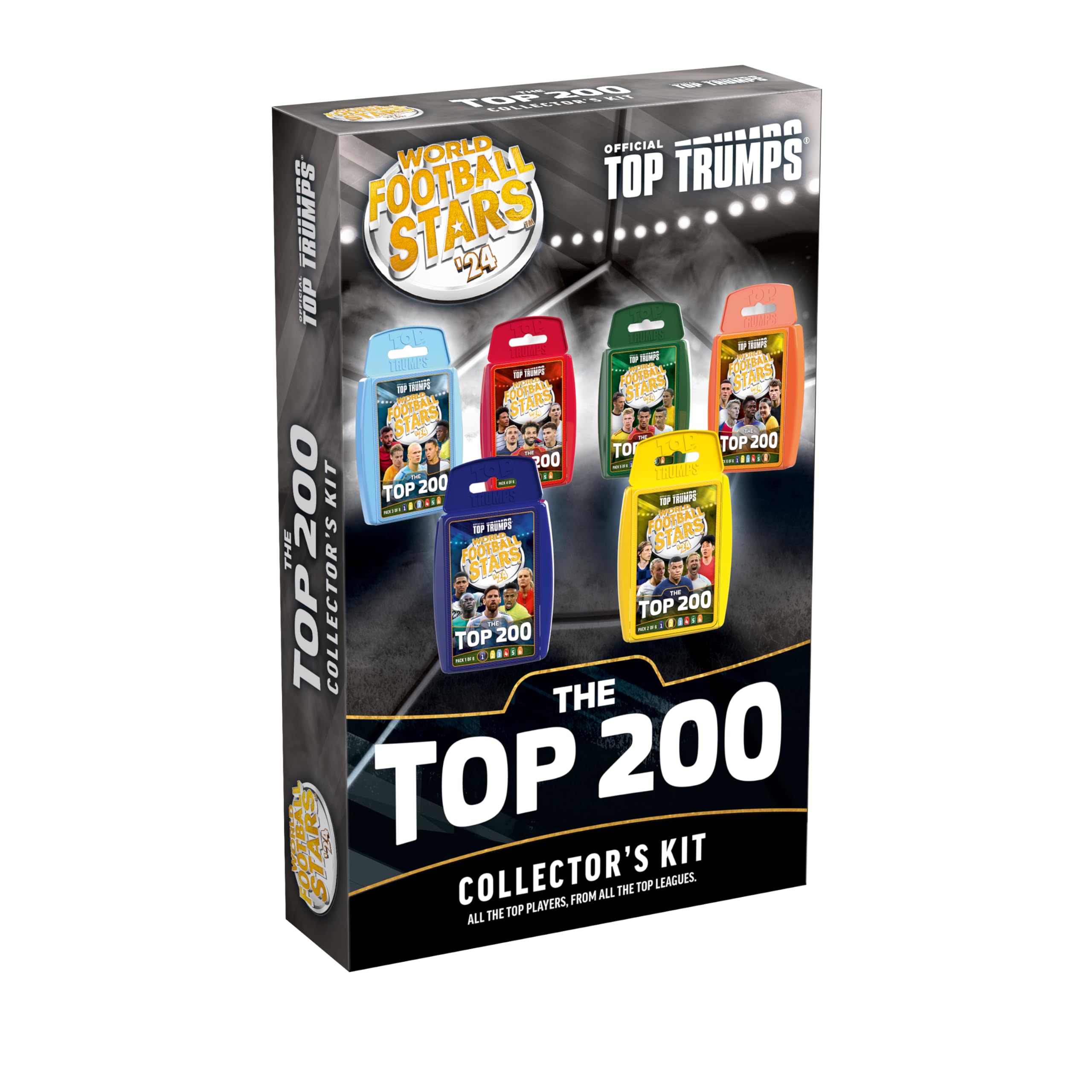 Top Trumps World Football Stars Top 200 Collector's Kit - 6 Card Packs | Ages 6+ | Unisex Children 1