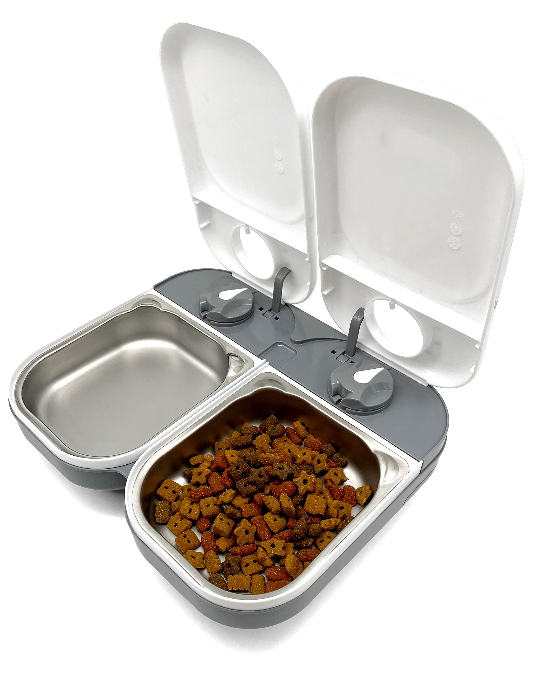 Cat Mate Stainless Steel Bowl Inserts - Set of 2 for C100 & C200 Feeders | Dishwasher Safe