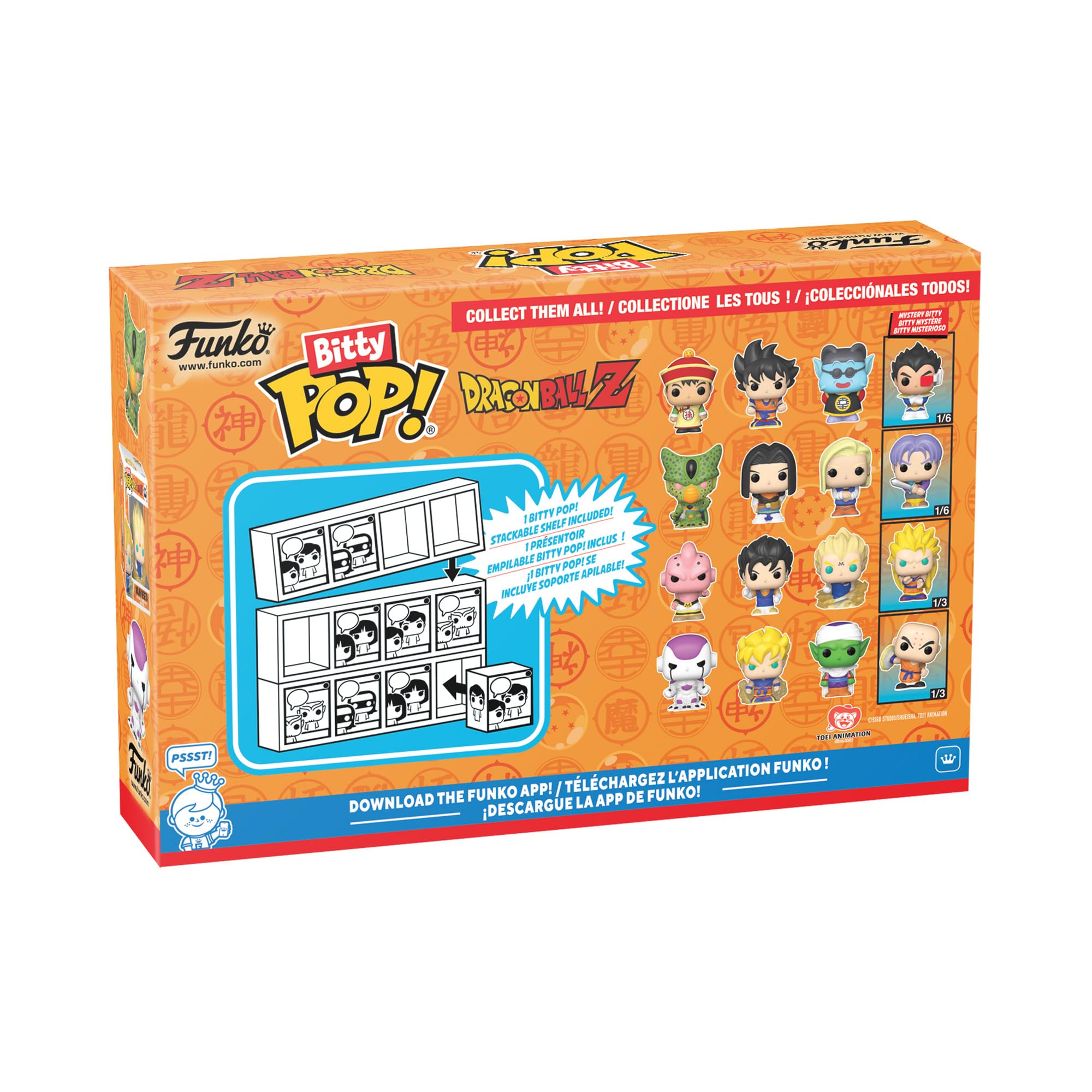 Funko Bitty Pop! Dragon Ball Z - Goku & Nimbus 4 Pack | Miniature Figures | 0.9 inch
