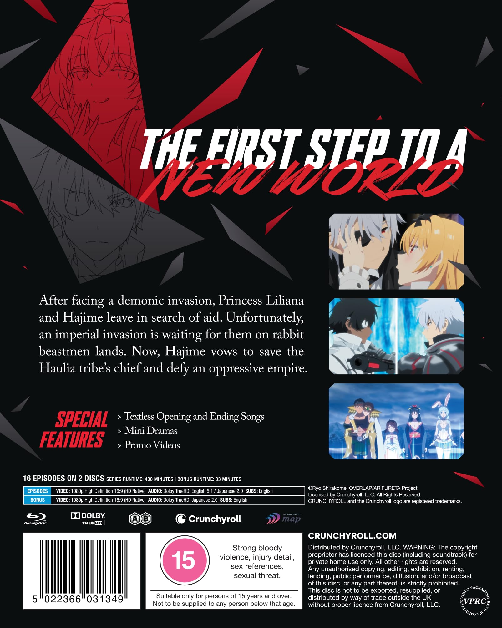Arifureta: From Commonplace to World's Strongest - Season 3 [Blu-ray] [Regi 3