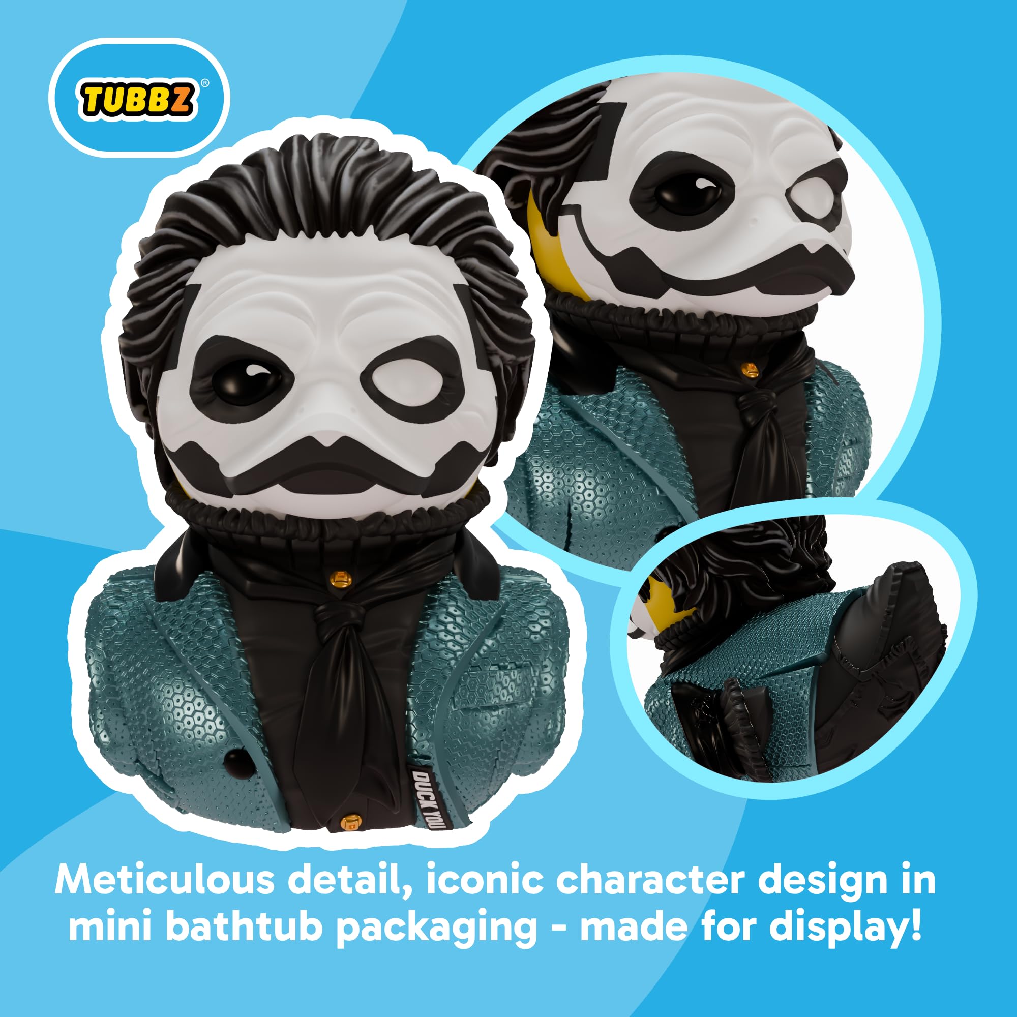 TUBBZ Ghost Papa Emeritus IV Mini Cosplaying Rubber Duck Figure | Approx 5cm | Polyvinyl Chloride