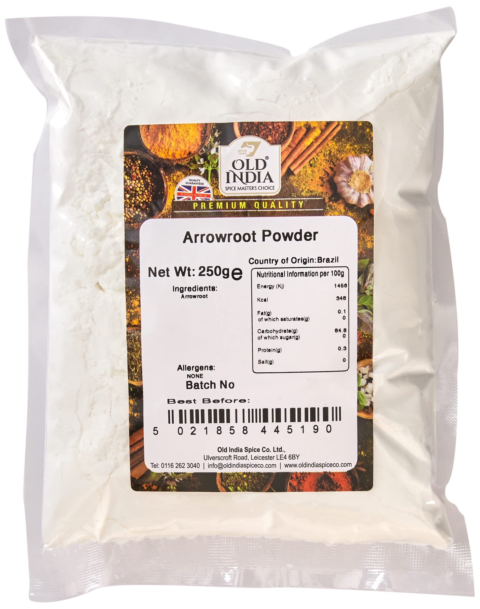 Old India Pfeilwurzpulver 250g 1