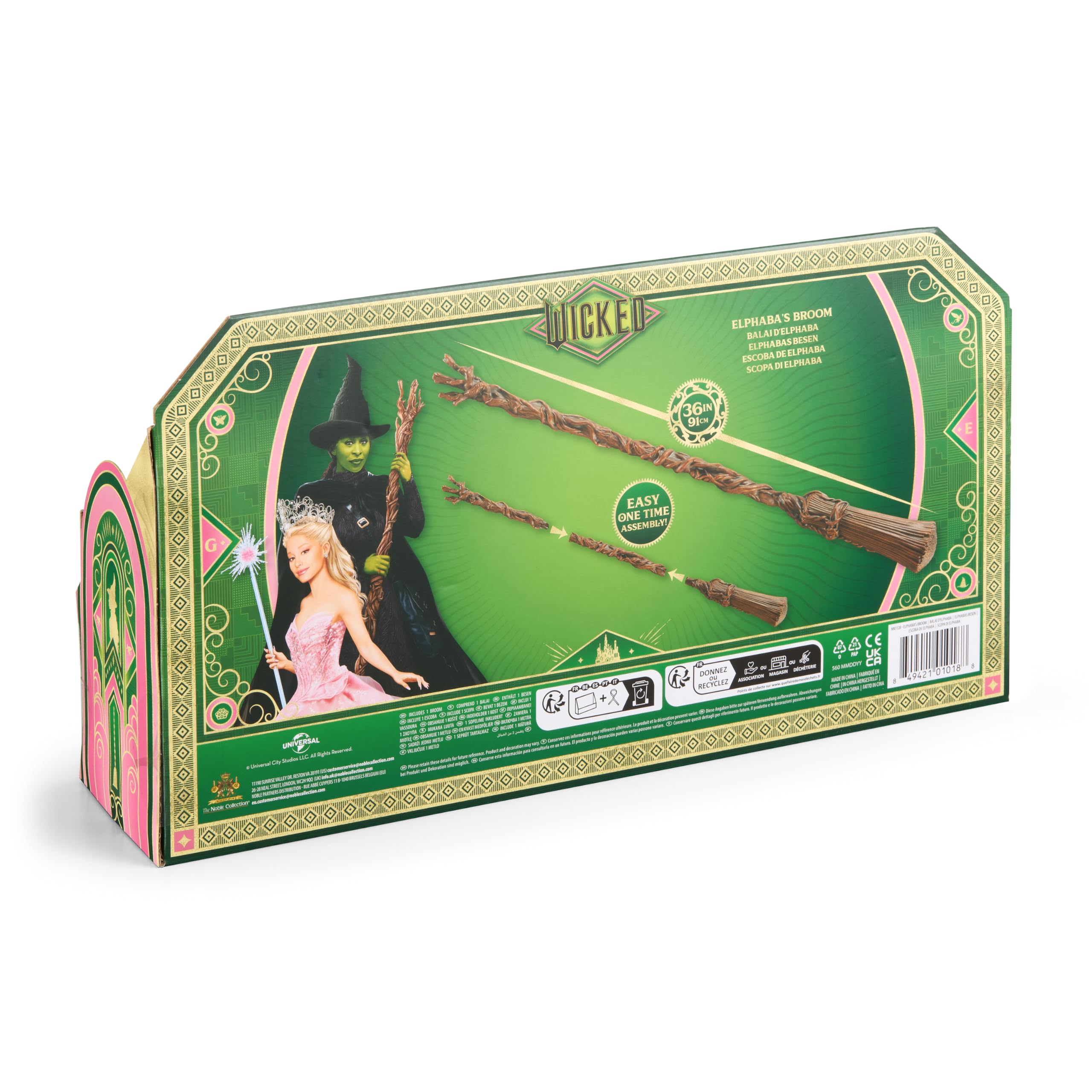 Wicked: Elphaba Broom Replica - The Noble Collection (91 cm, Ages 5+) 16