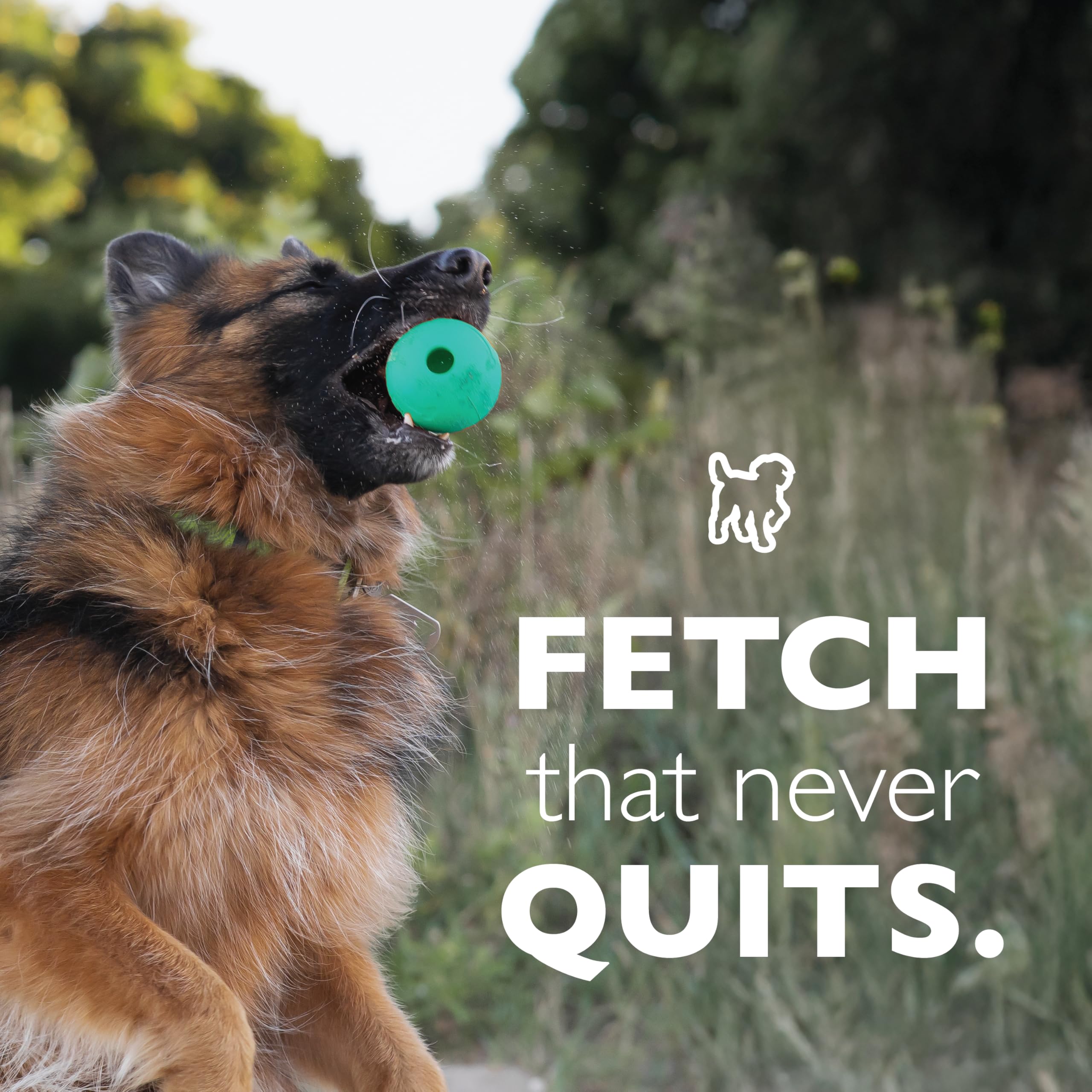Chew King Extremely Durable Natural Rubber Fetch Balls - 3 Inch, 3 Count 4