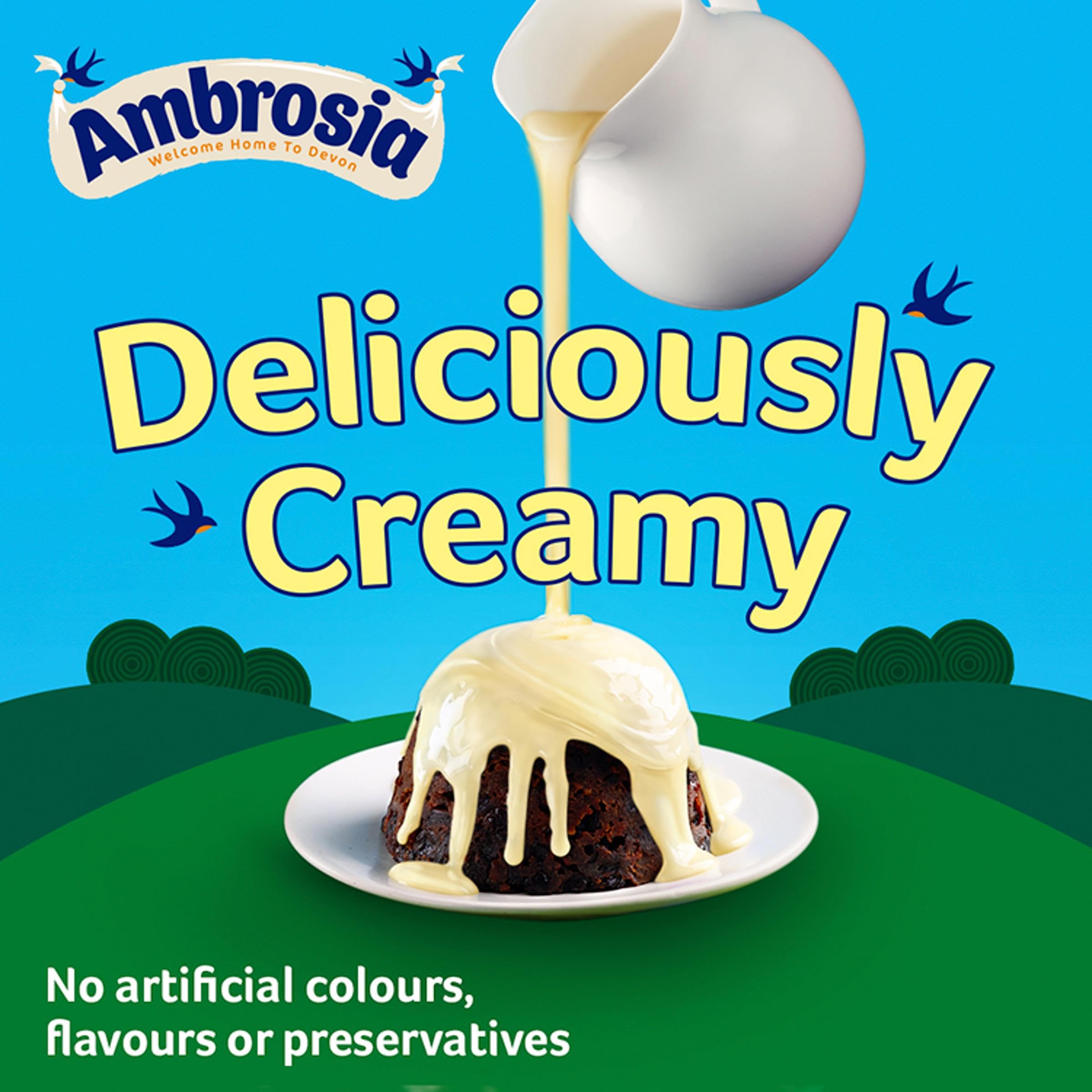 Ambrosia Light Devon Custard Pot - 30% Less Sugar & Fat | Ready to Eat | 150g 3