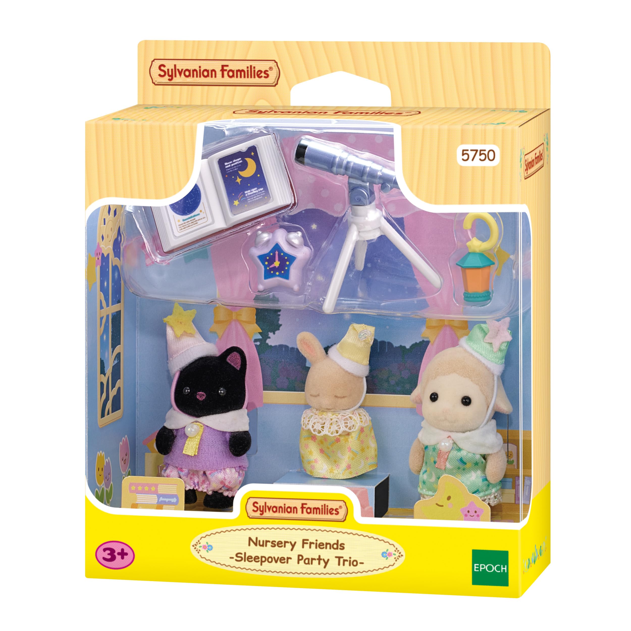 Sylvanian Families 5750 Nursery Friends Sleepover Party Trio Playset | Ages 3+