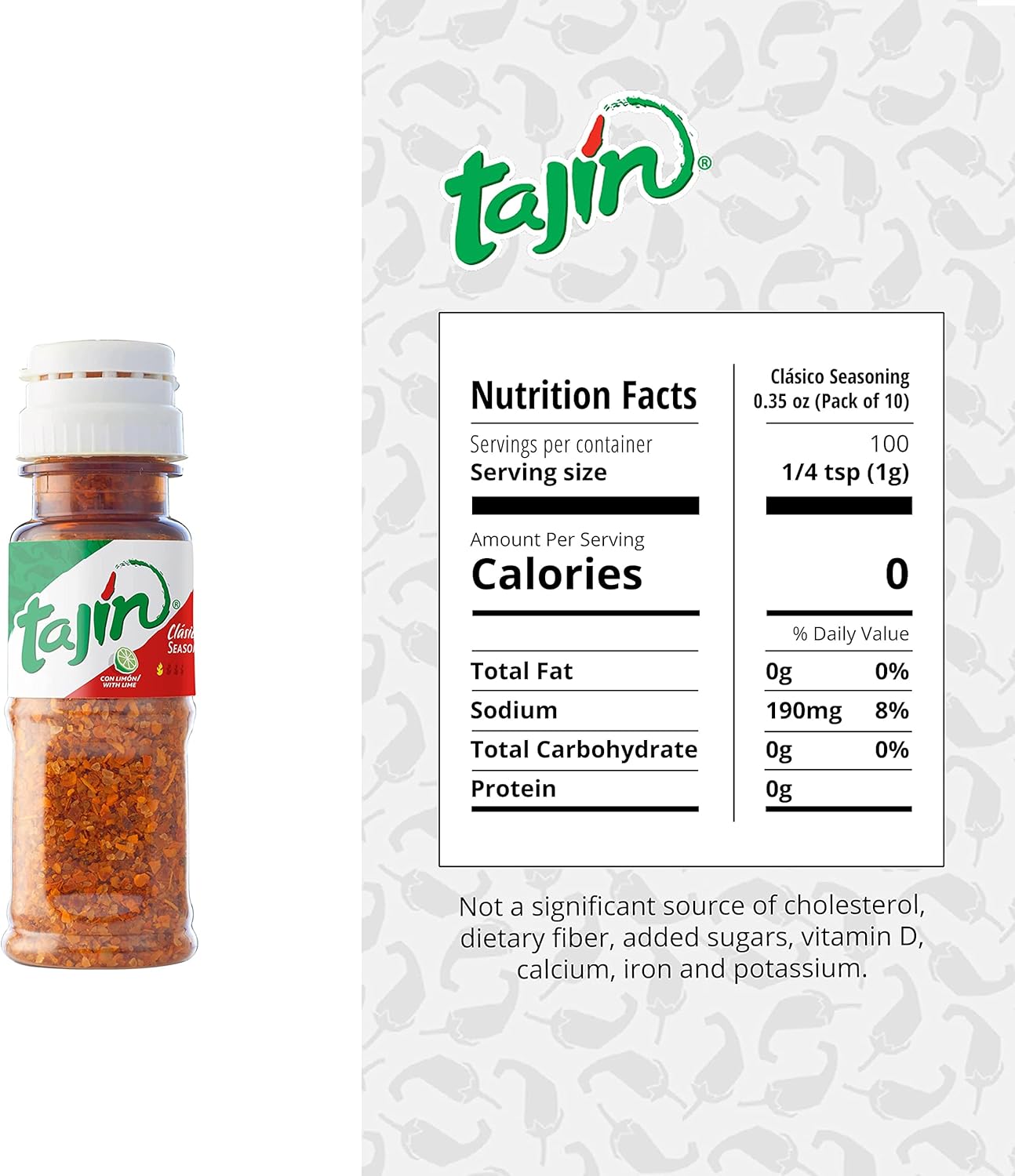Tajín Clásico Gewürz Minibeutel 0,35 oz (10er-Packung) – Authentisches mexikanisches Chili-Limetten-Gewürz 4
