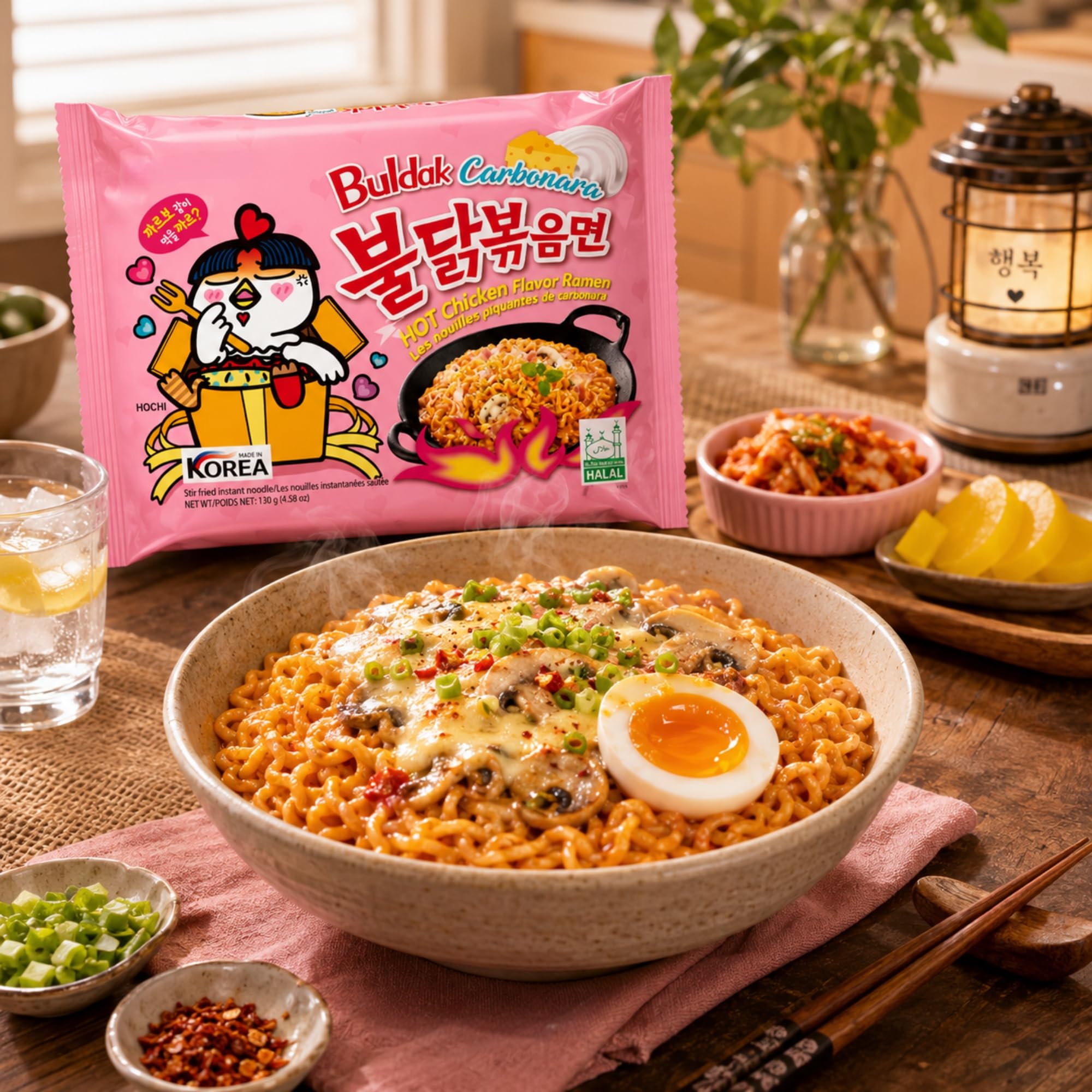 EDE Group Buldak Carbonara Hot Chicken Flavor Ramen - 10 Pack 5