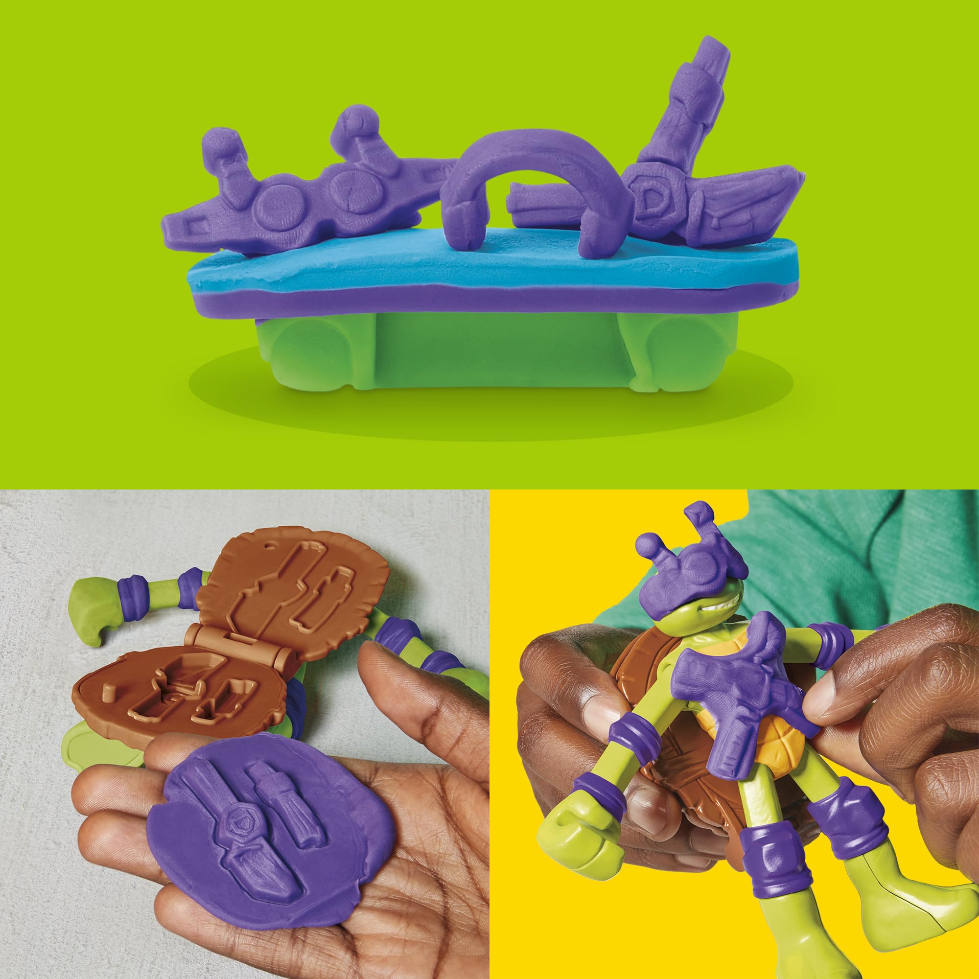 Play-Doh Teenage Mutant Ninja Turtles Mutation Station Playset | Ages 4+ 6