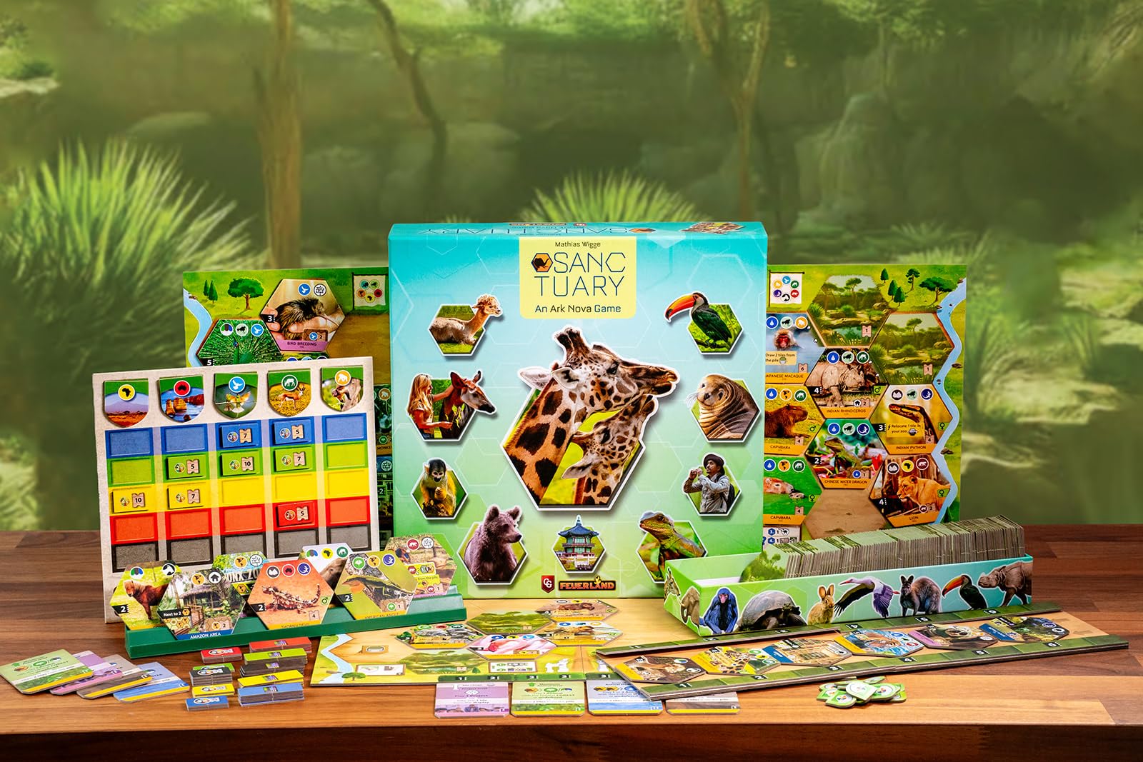 Capstone Games Sanctuary Board Game | 1-5 Players | Ages 12+ | Standard Edition