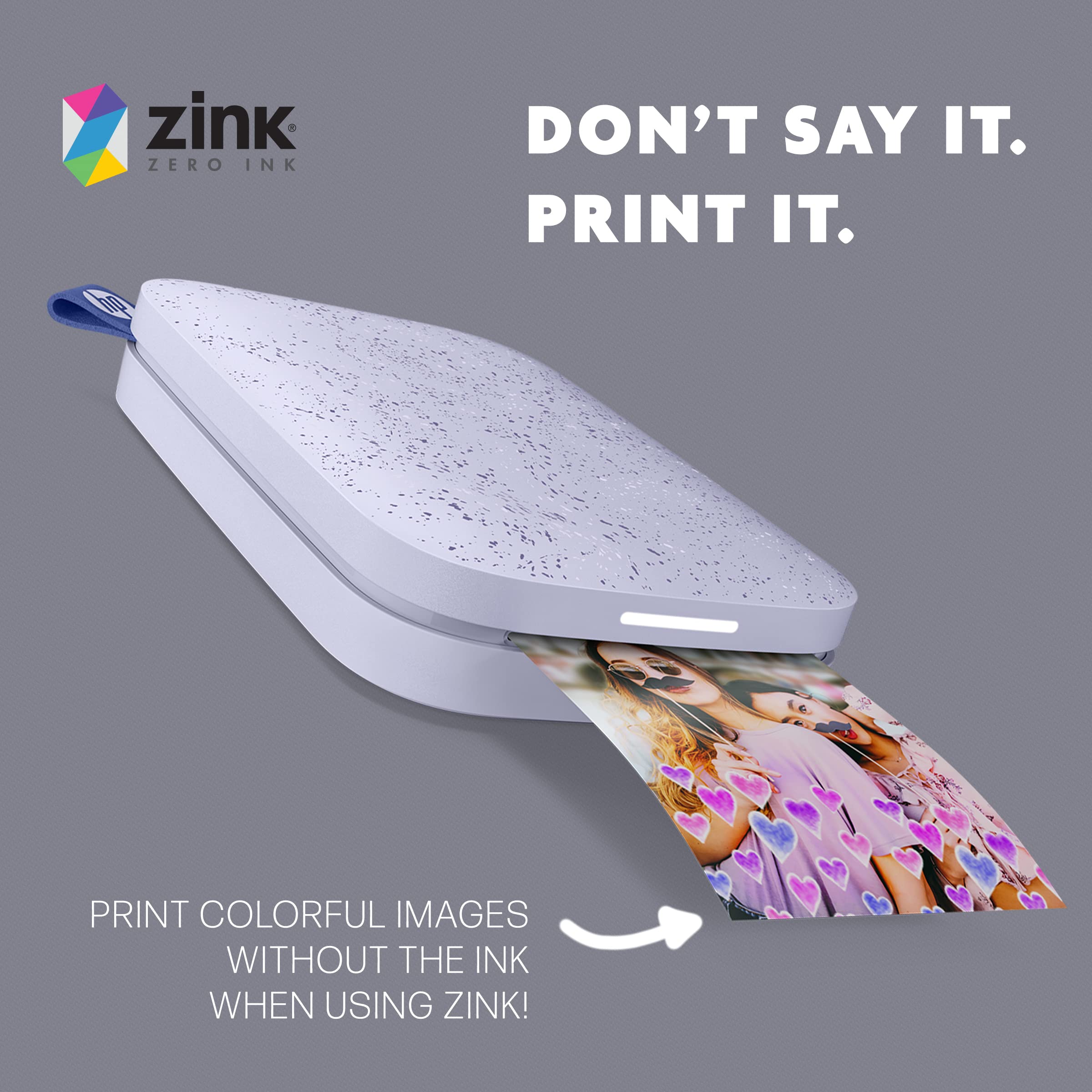 HP Sprocket 2x3 Premium Zink Sticky Back Photo Paper - 20 Sheets | Smudge & Water Resistant 3