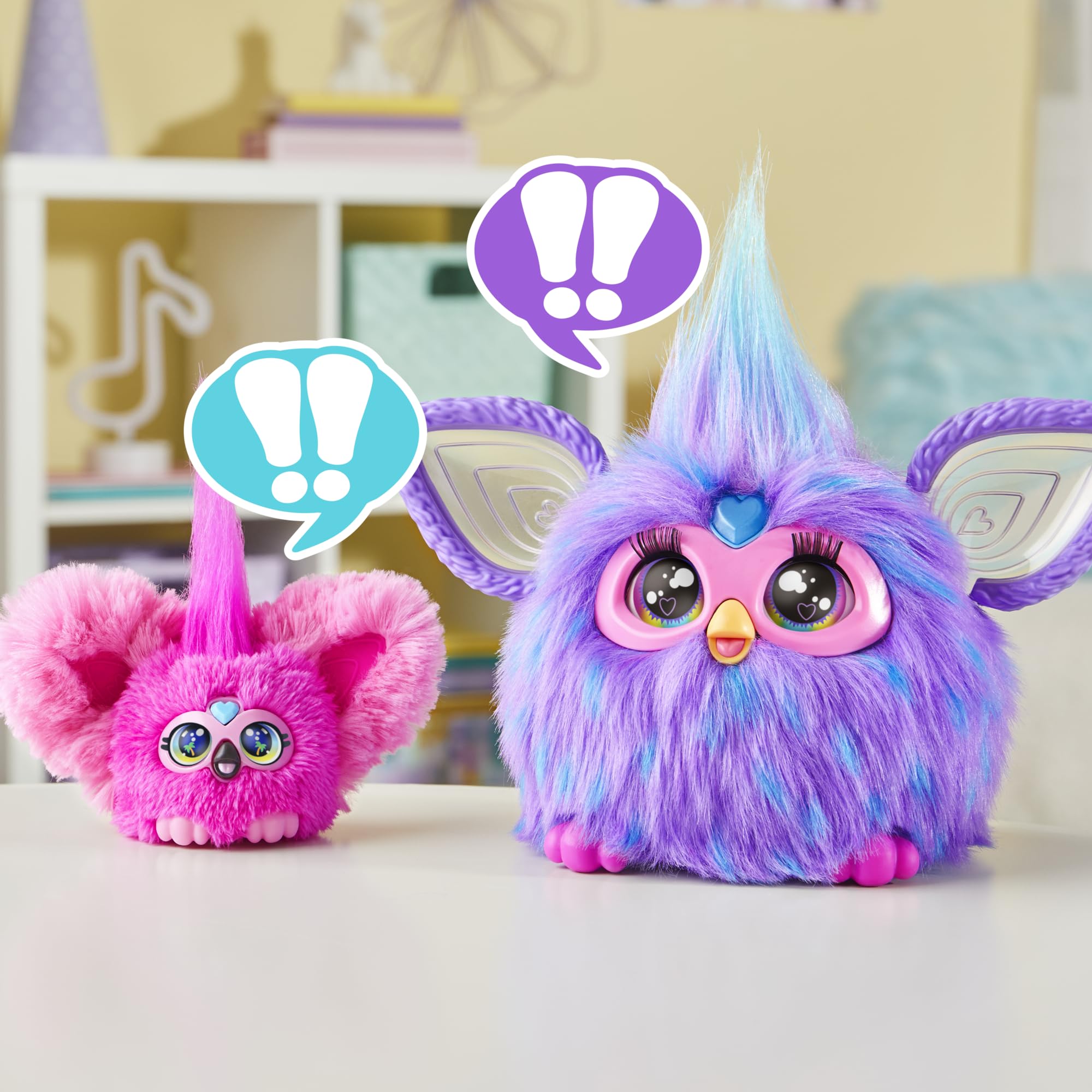 Furby Flo-Flo Flamingo Mini Plush Electronic Toy with Sounds & Music 12