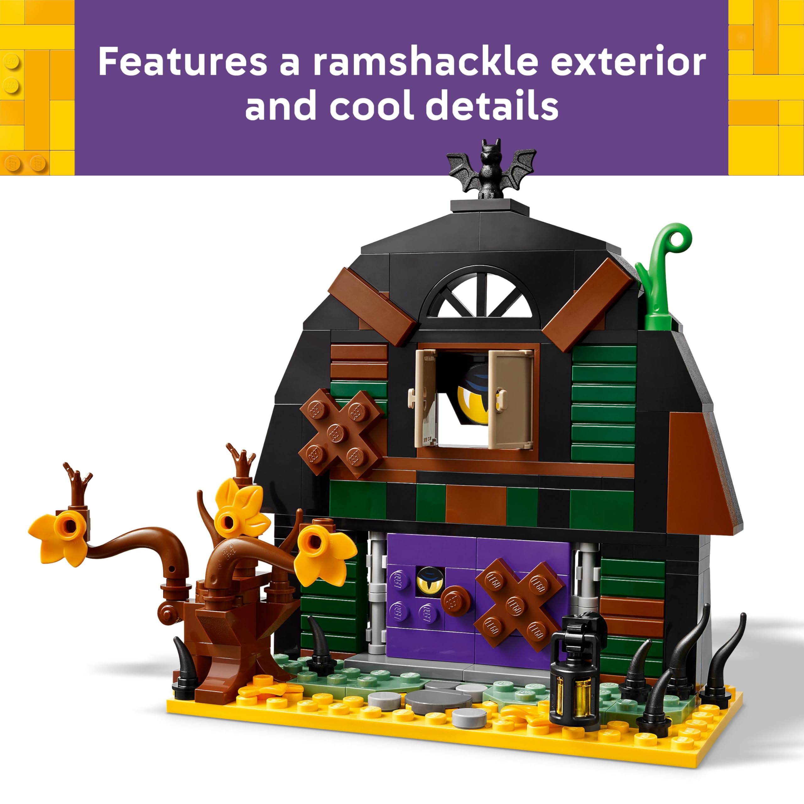 LEGO Halloween Barn Building Set 40721 - Skeleton Minifigure & Decor | Ages 8+ 4