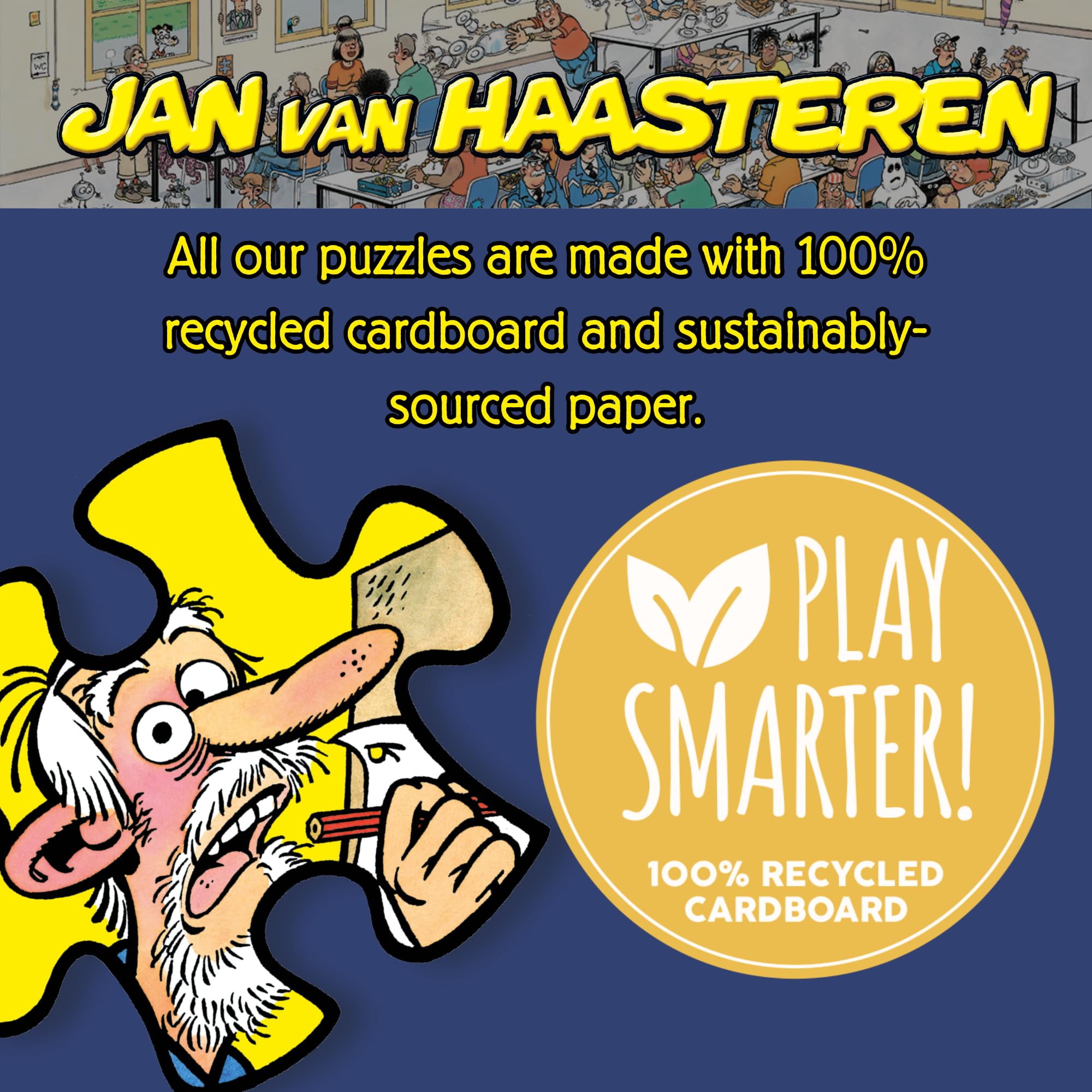 Jan van Haasteren Can We Fix It? - 1000 Piece Adults Jigsaw Puzzle | 68cm x 49cm 5