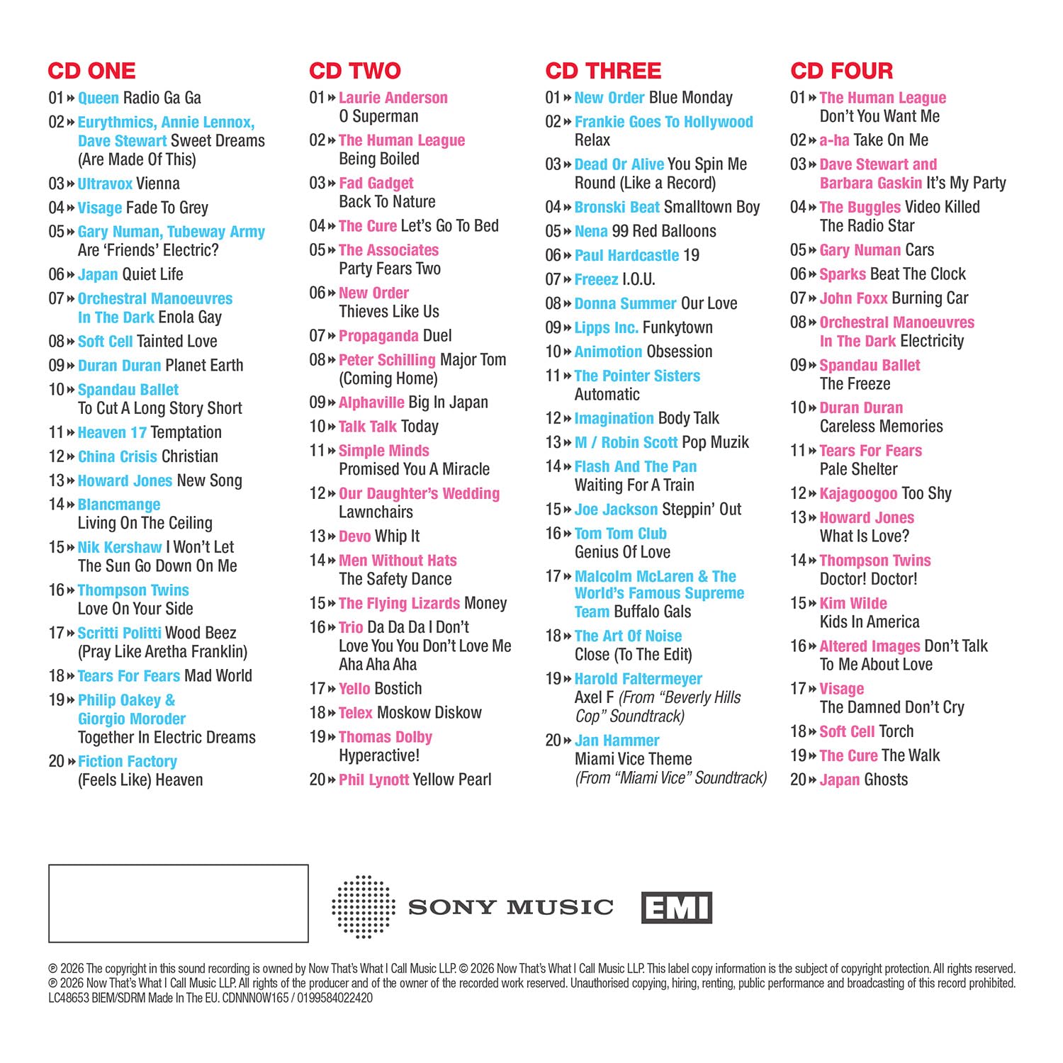 NOW That’s What I Call An Era - (Feels Like) Heaven: 1978-1985 3