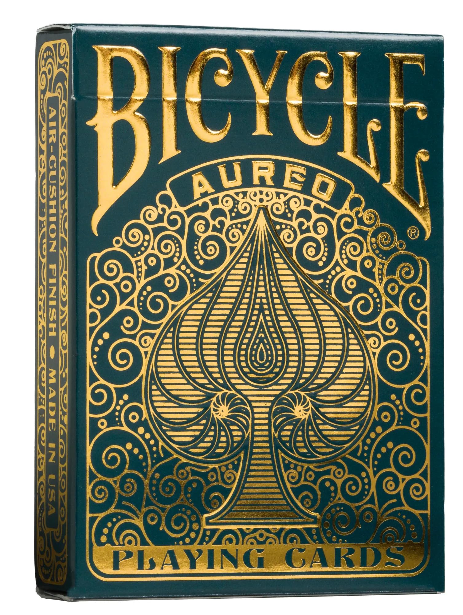 Bicycle Aureo Playing Cards - Black and Golden, Standard Size, Easy to Shuffle & Durable