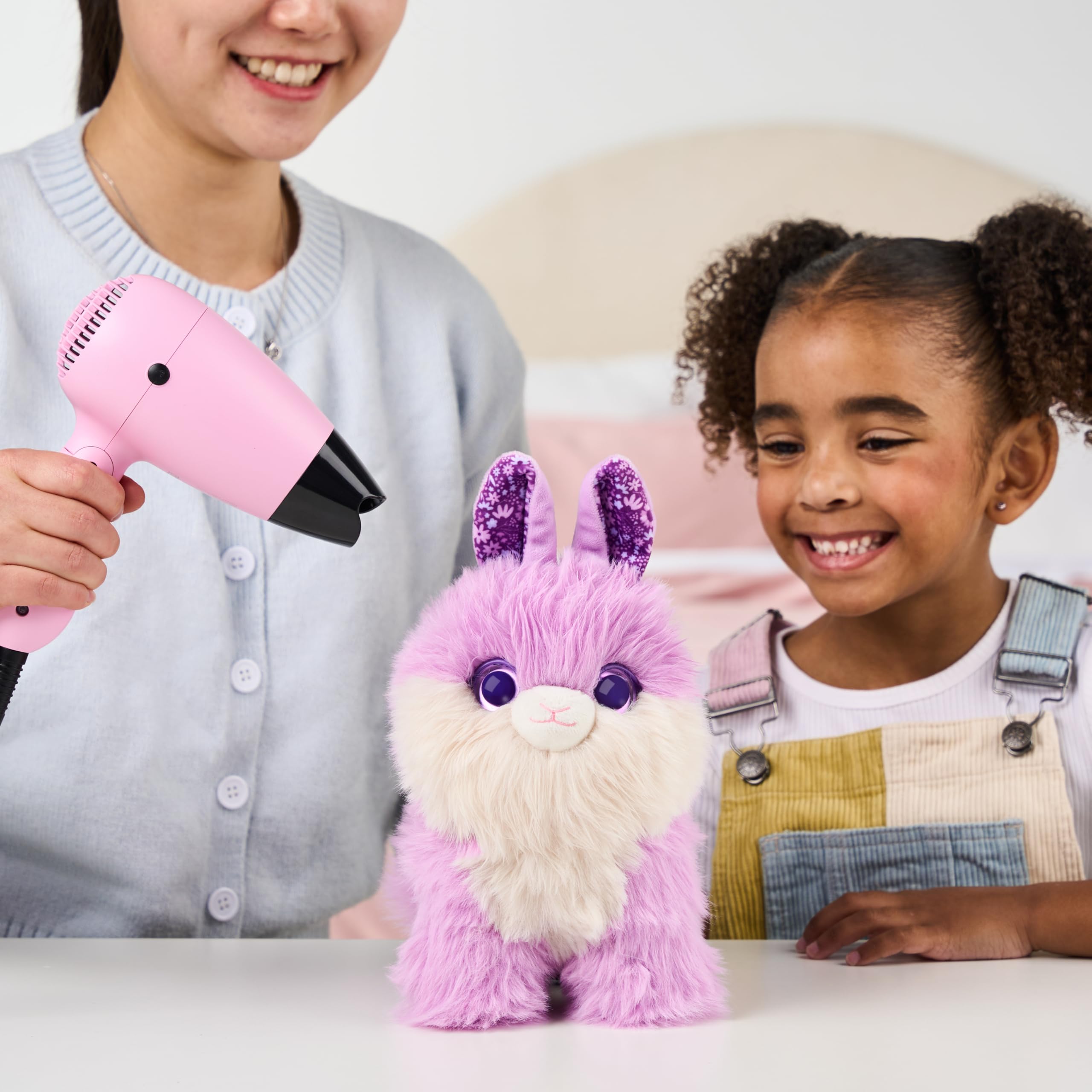 SCRUFFALUVS Mystery Little Live Pets ScruffaLuvs Bunny Scruffs Plush Toy, 5.5' Tall 7