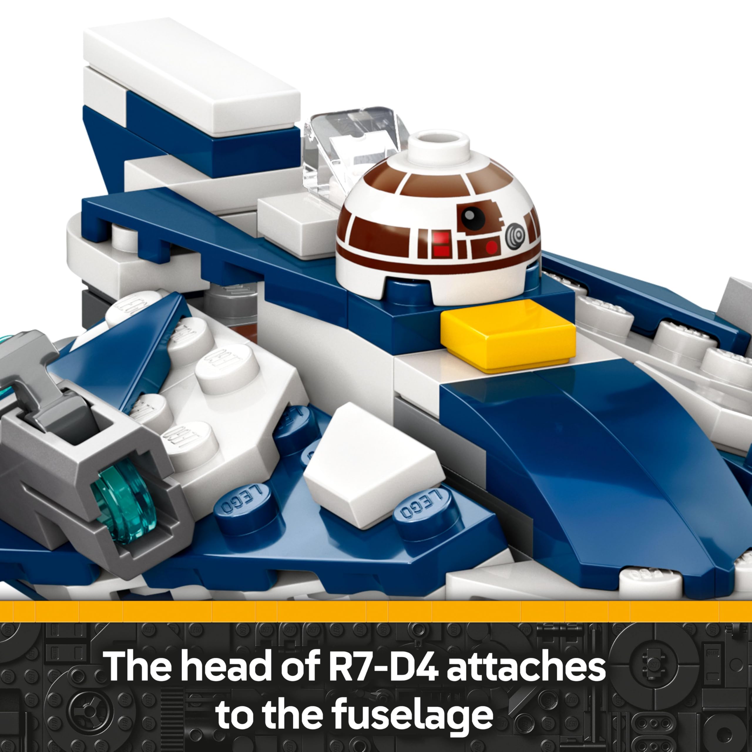 LEGO Star Wars 75400 Plo Koon’s Jedi Starfighter Microfighter Set | Ages 6+ 7