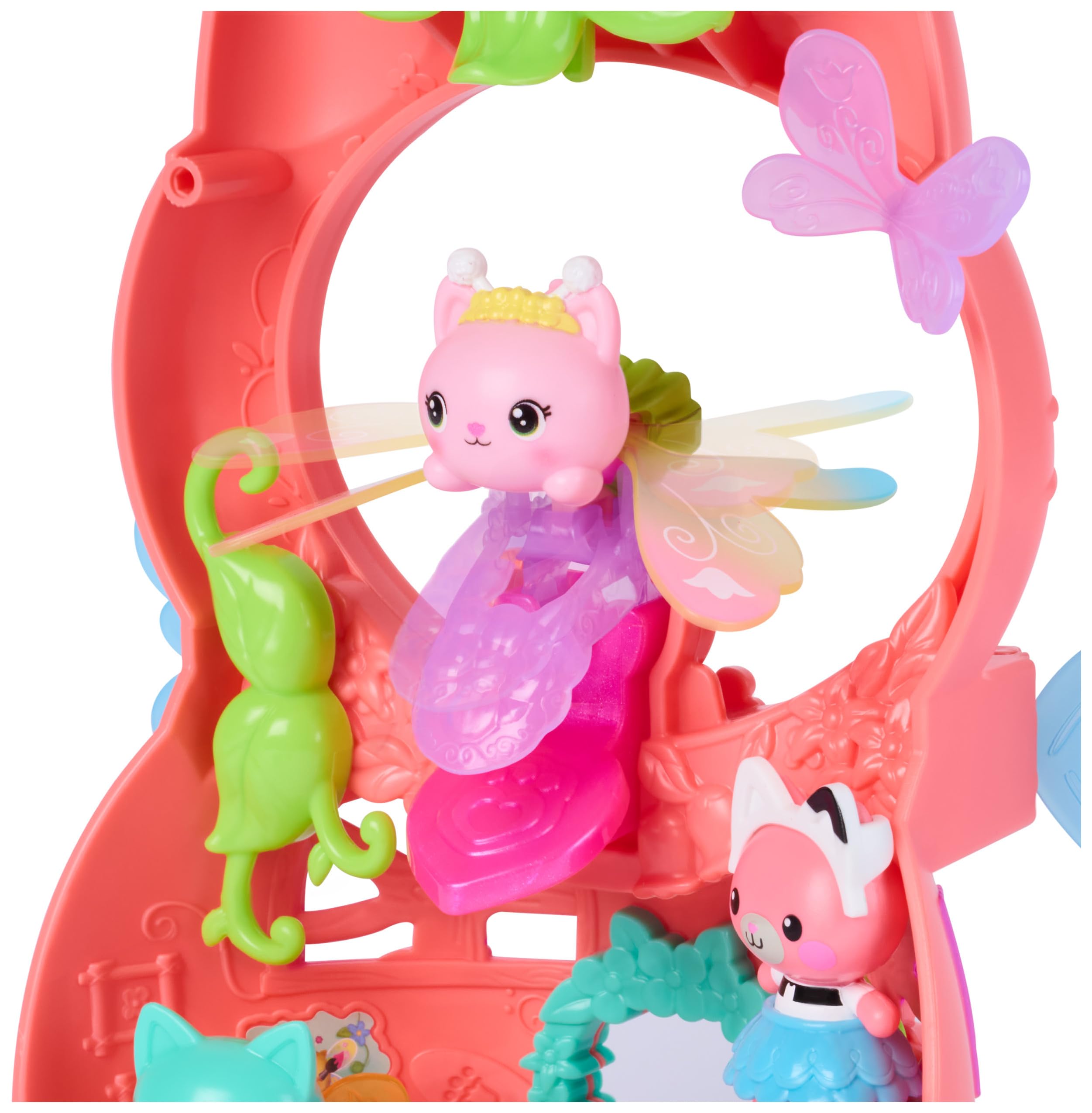 DREAMWORKS GABBY'S DOLLHOUSE Kitty Fairy’s Flutter-riffic Playset with 12 Pieces | Ages 3-6 3