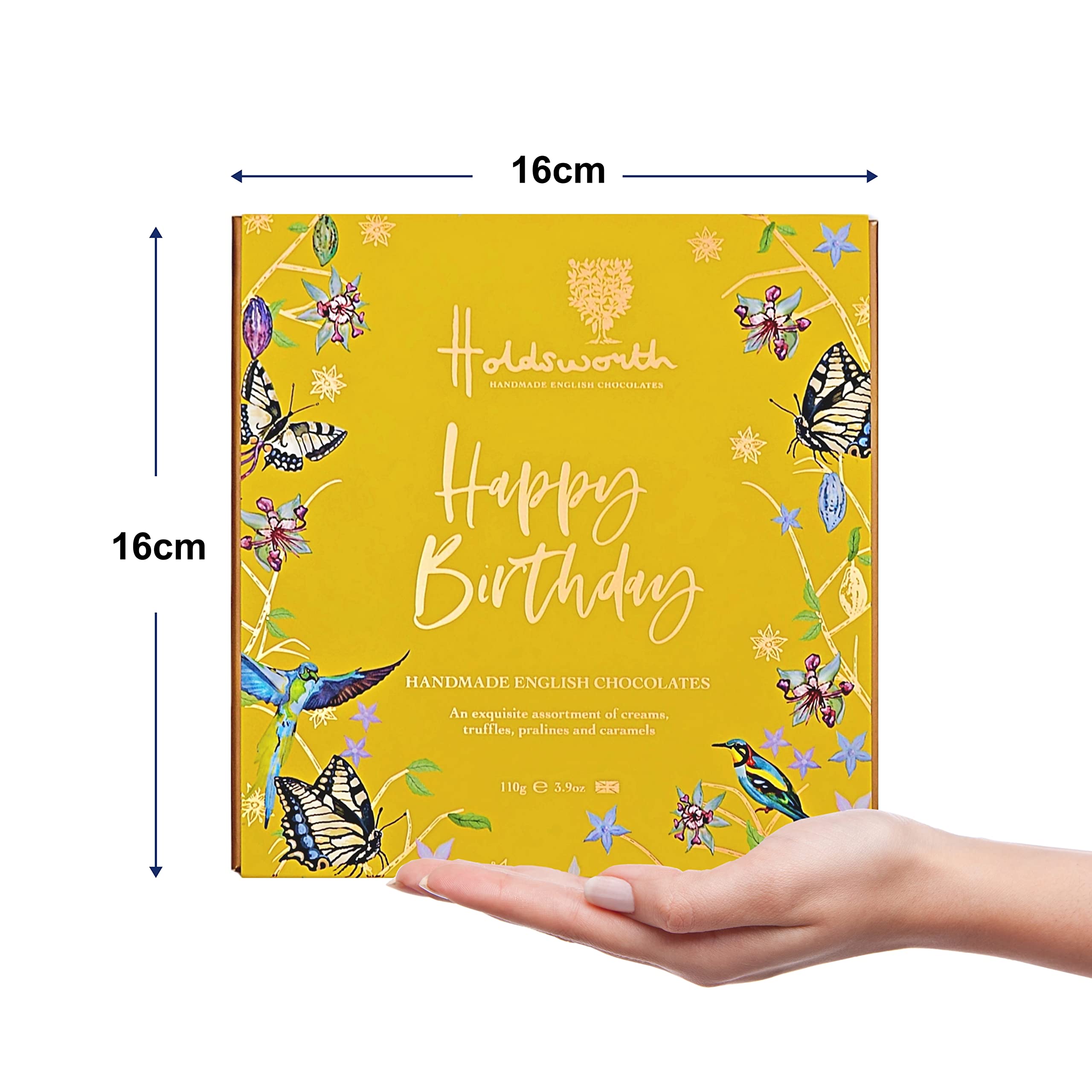 Holdsworth Handmade English Chocolates Happy Birthday Gift Box - 9 Truffles, 110g 4