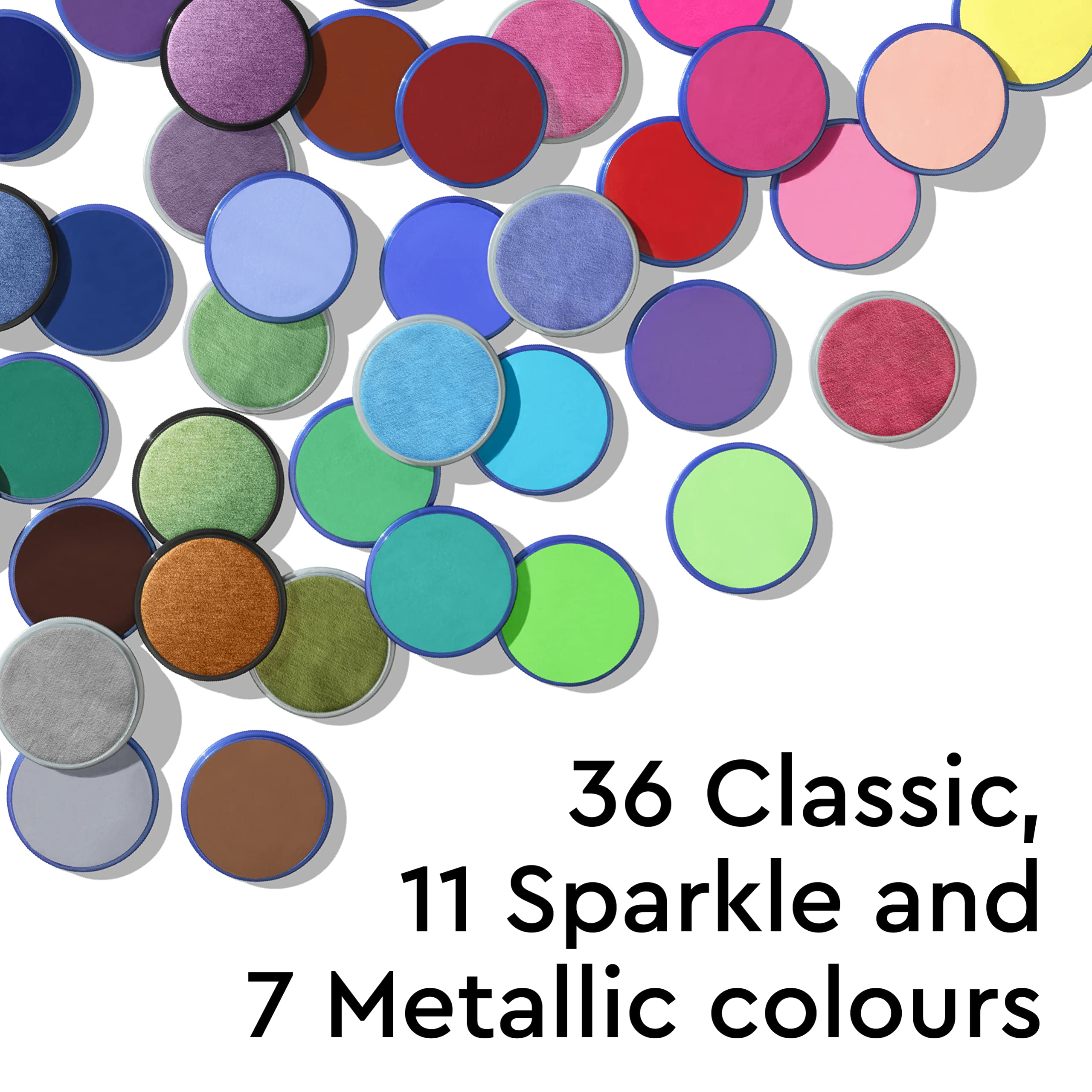 Snazaroo Classic Face and Body Paint - Black, Water-Based, Easy to Apply & Remove | 18.8g 2