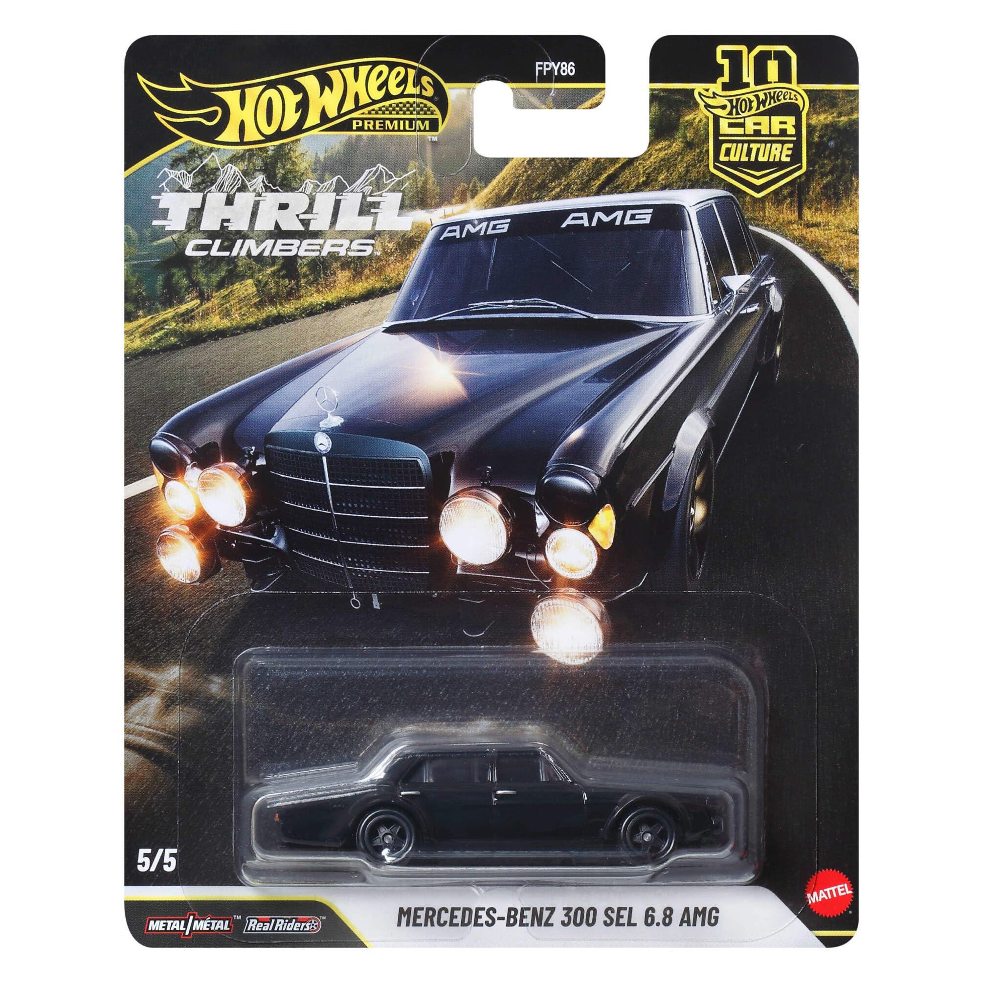 Hot Wheels Mercedes-Benz 300 SEL 6.8 AMG Car Culture Vehicle | 1:64 Scale Die-Cast