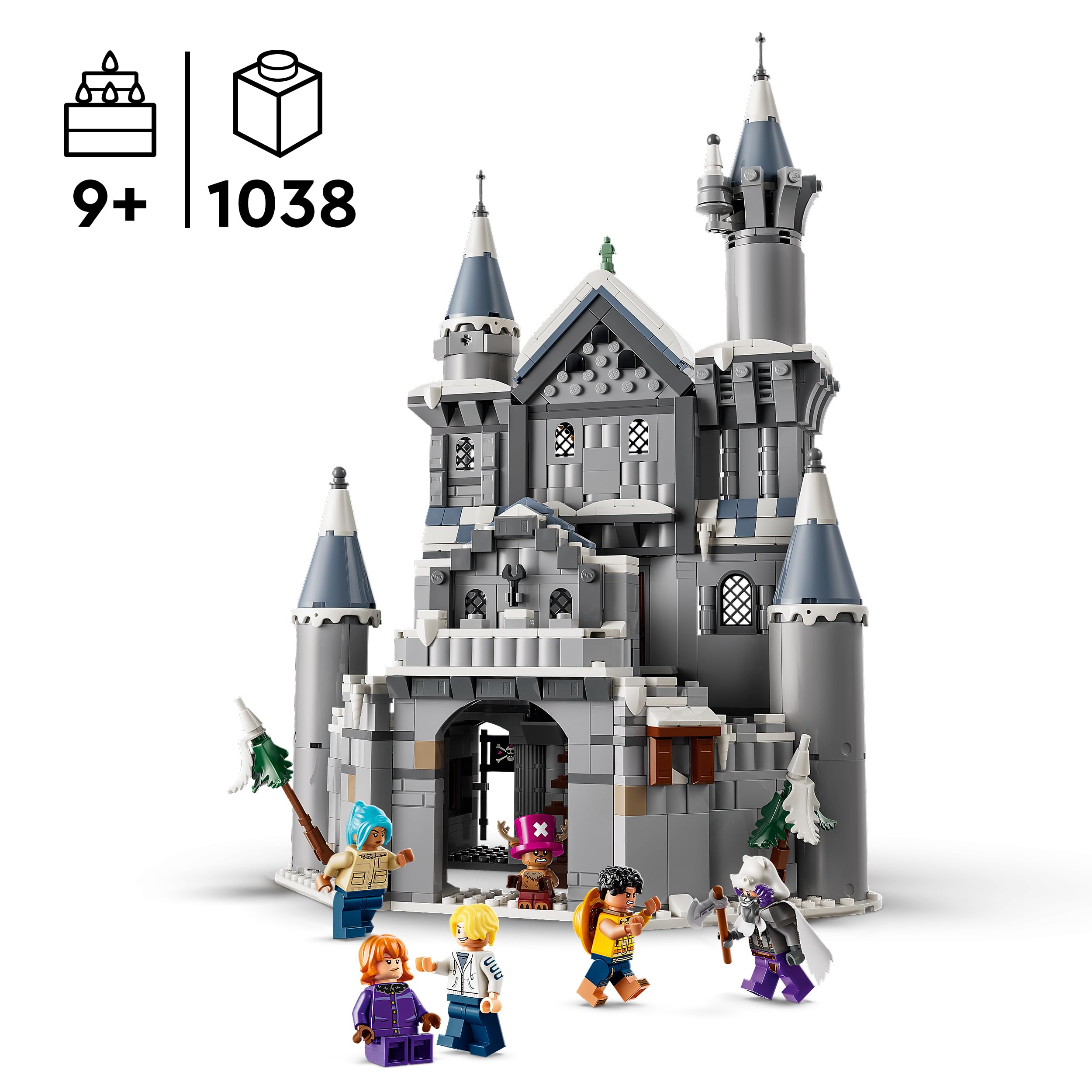 LEGO ONE PIECE Battle at Drum Castle Building Set | 6 Minifigures | Ages 9+