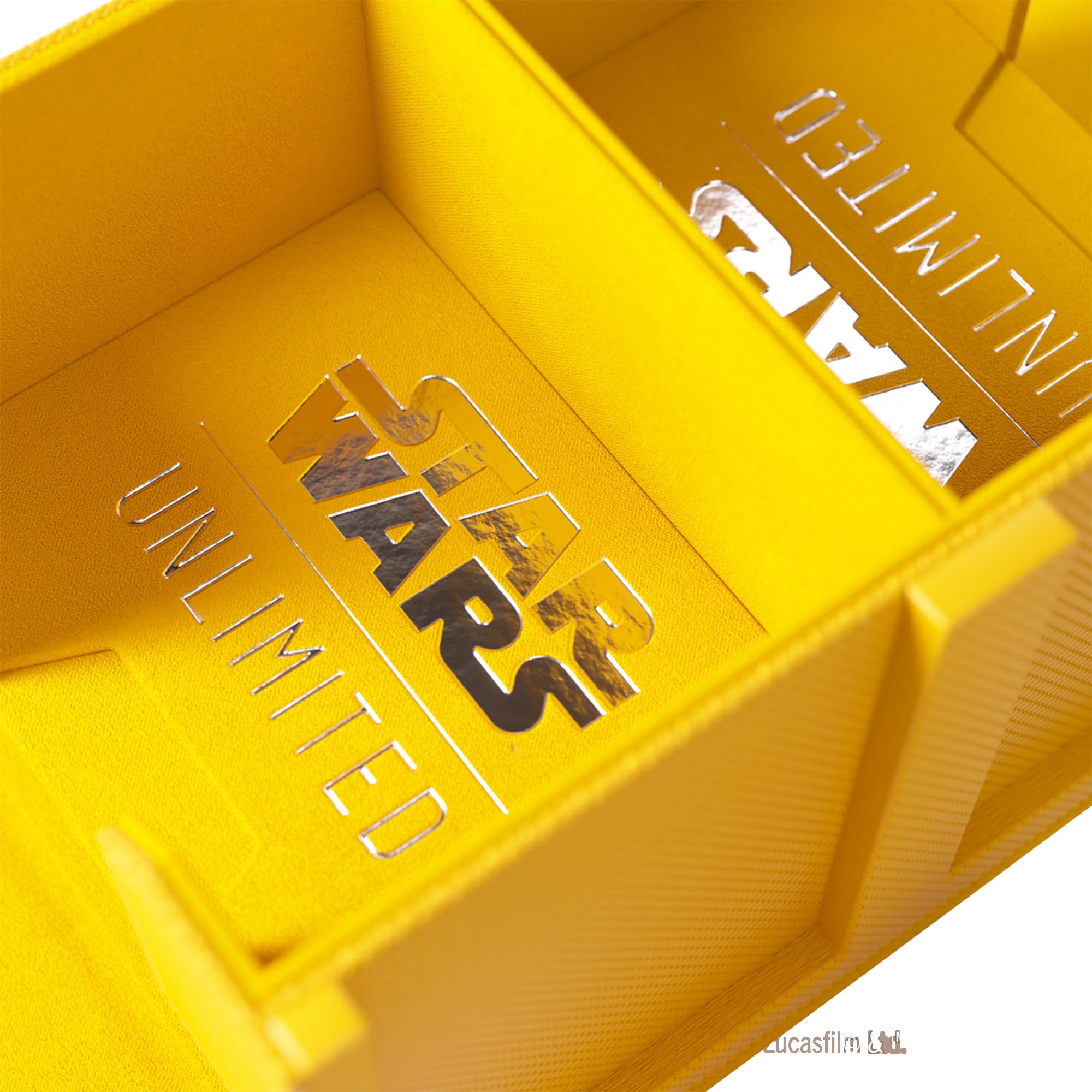 Gamegenic Star Wars Unlimited Double Deck Pod - Yellow | Holds 2 Double-Sleeved 60-Card Decks 6
