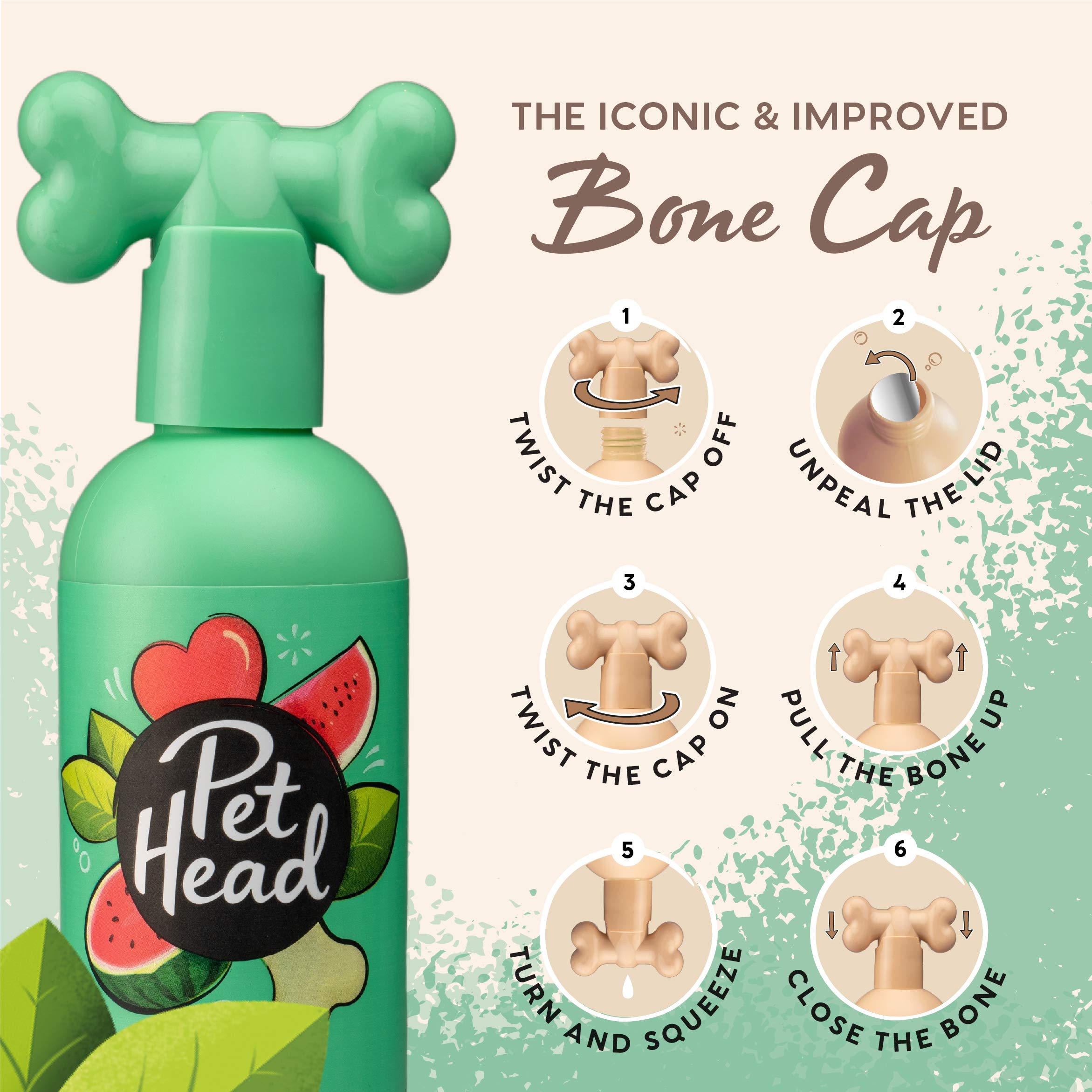 Pet Head Furtastic Dog Shampoo - Watermelon Scent, Knot Detangler for Long & Curly Coats | 300ml 4