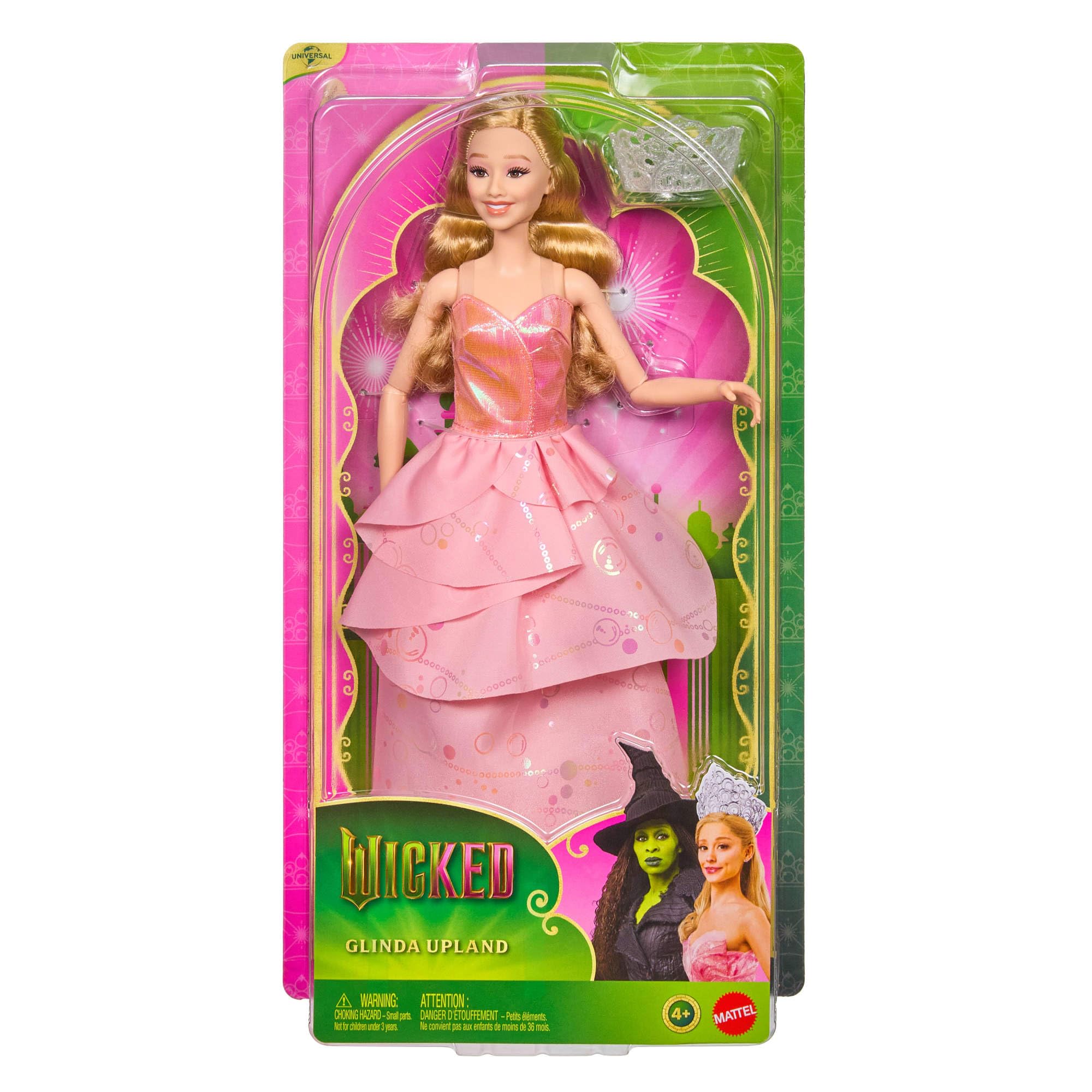Mattel Wicked Glinda Upland Fashion Doll | 7 Points of Articulation | Ages 4+ | JMG24 6