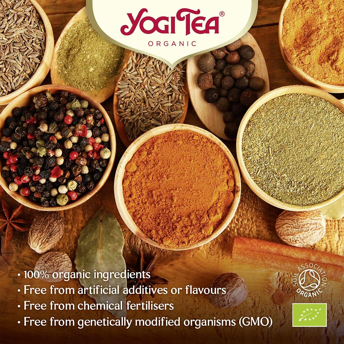 Yogi Tea - Ingwer-Orange mit Vanille Bio-Kräutertee, koffeinfrei, 102 Teebeutel 6