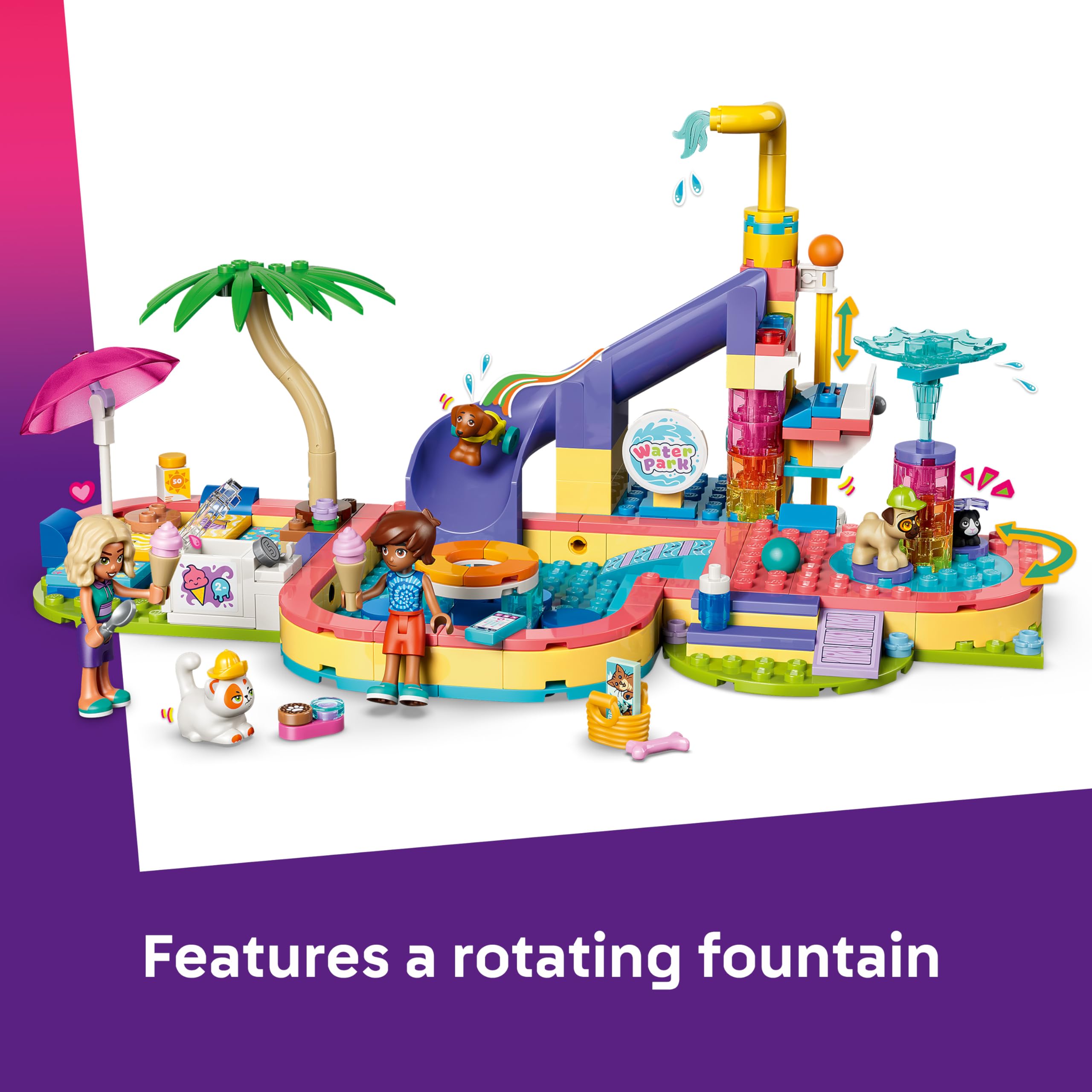 LEGO Friends Fun Water Park Day Building Set | Model 42676 | Ages 6+ 4