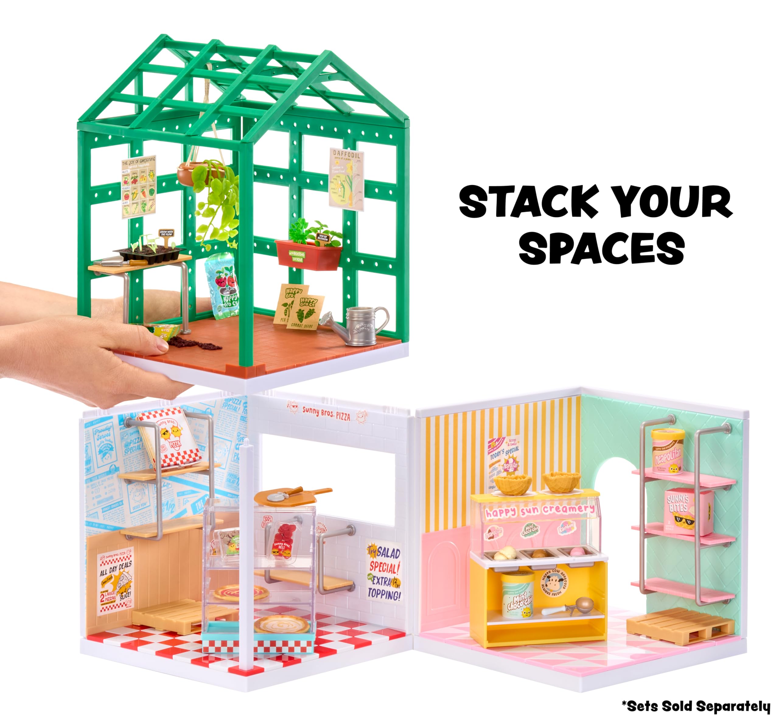 MGA's Miniverse Make It Mini Spaces Greenhouse - Building Set | Customization | Ages 8+ 7