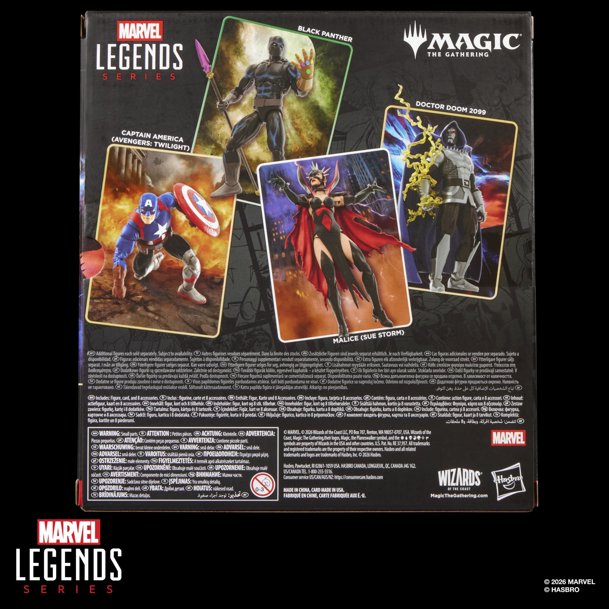 Marvel Legends Doctor Doom 2099 Action Figure - 15cm Scale, Includes Collectible Card 12