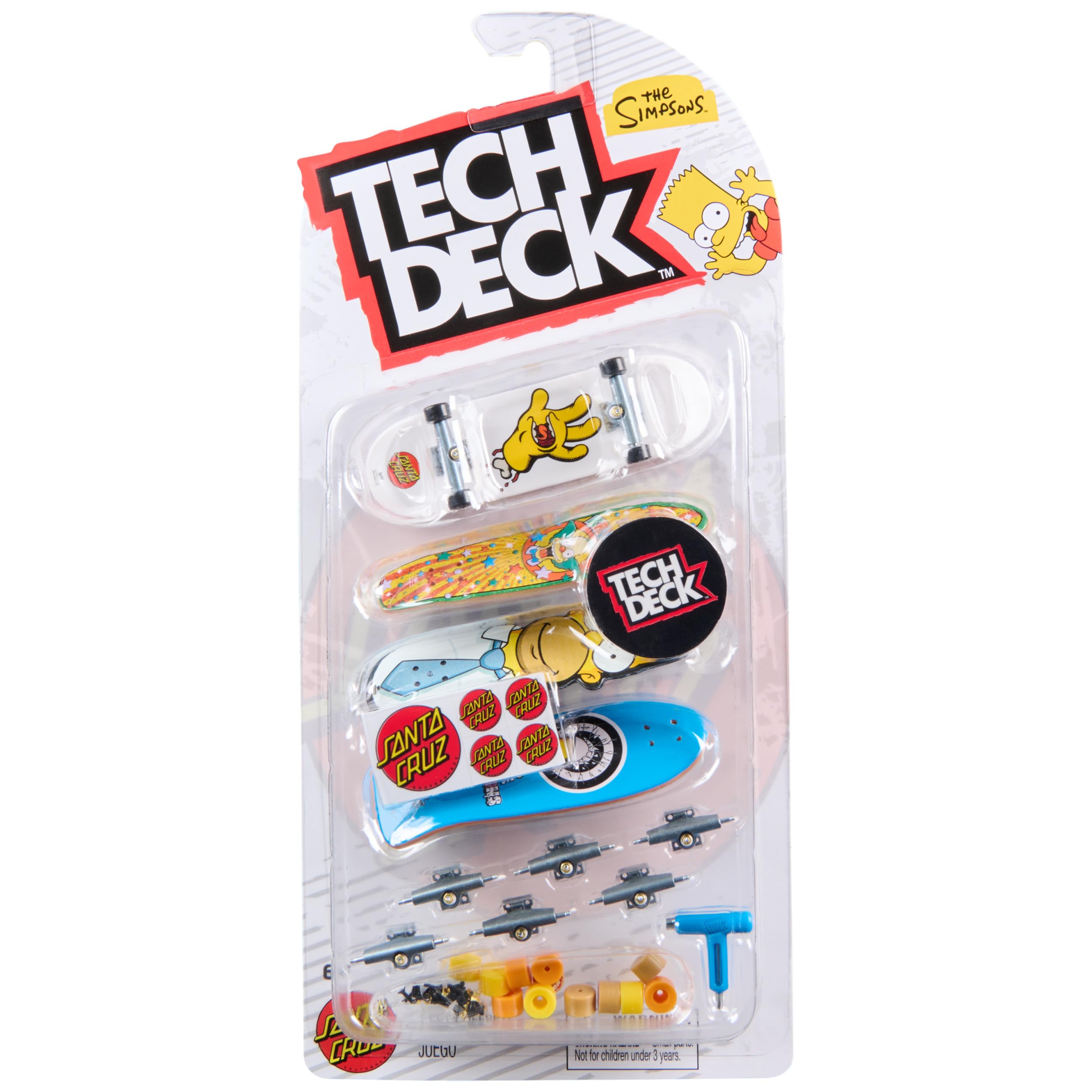 Tech Deck Ultra DLX 4 Pack Fingerboards - Customizable Mini Skateboards | Ages 6+ 7