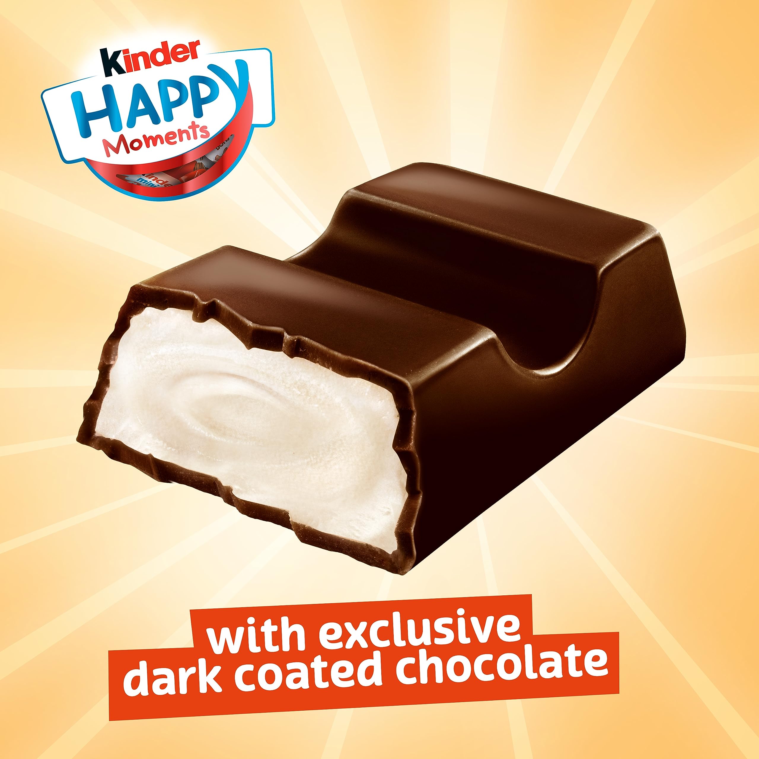 Kinder Happy Moments Exklusive Schokoladen-Geschenkbox – 1 kg Großpackung zum Teilen mit verschiedenen Minis 3
