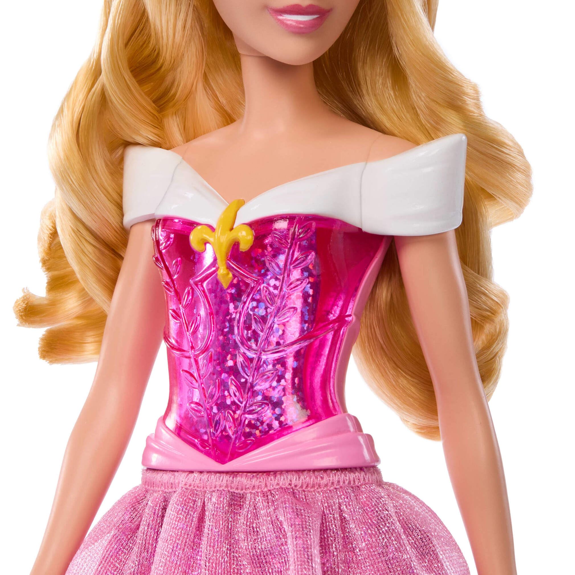Mattel Disney Princess Aurora Sleeping Beauty Posable Fashion Doll, 28 cm 6