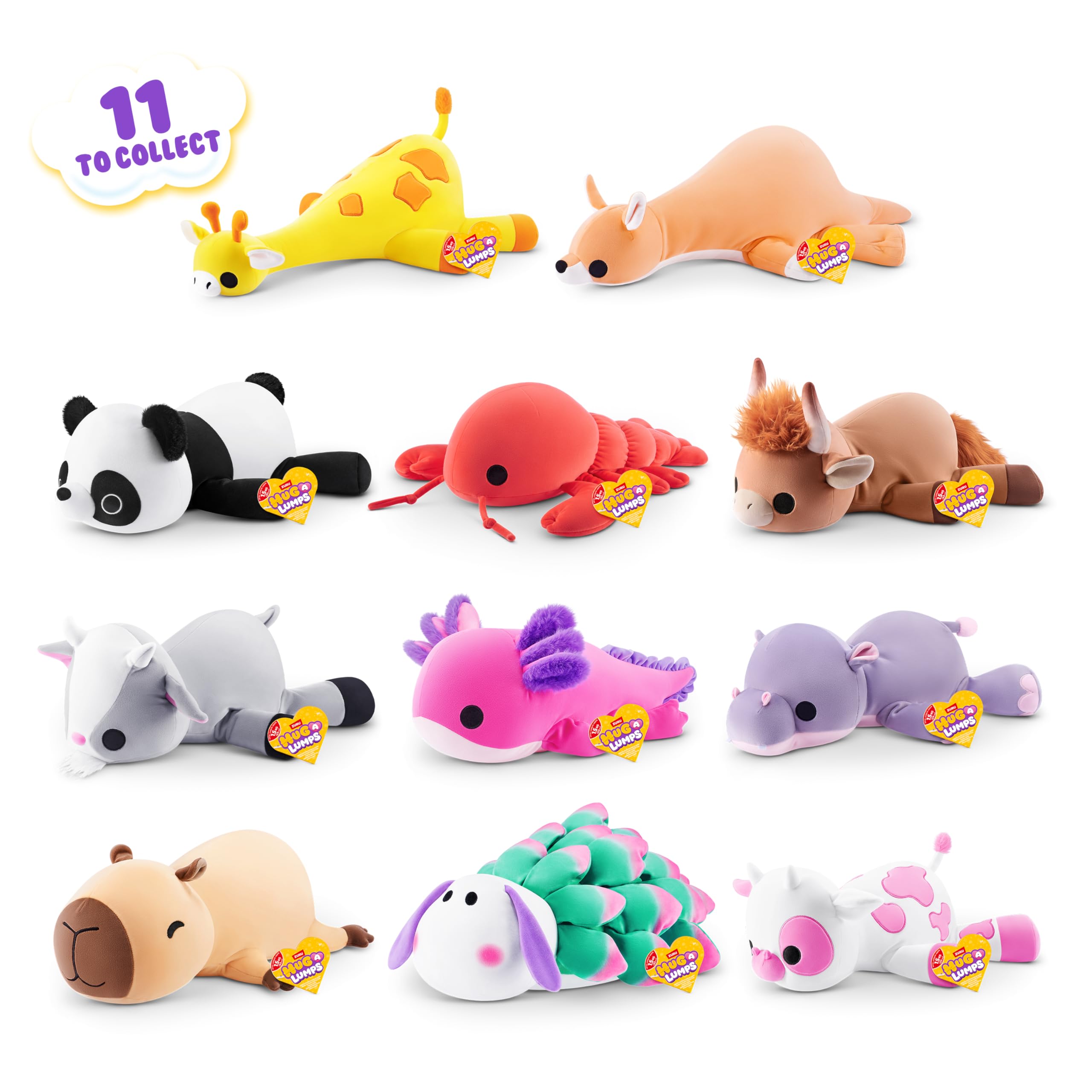 Hug-A-Lumps Medium Graham - Weighted Plush Cuddly Toy for Stress Relief 7