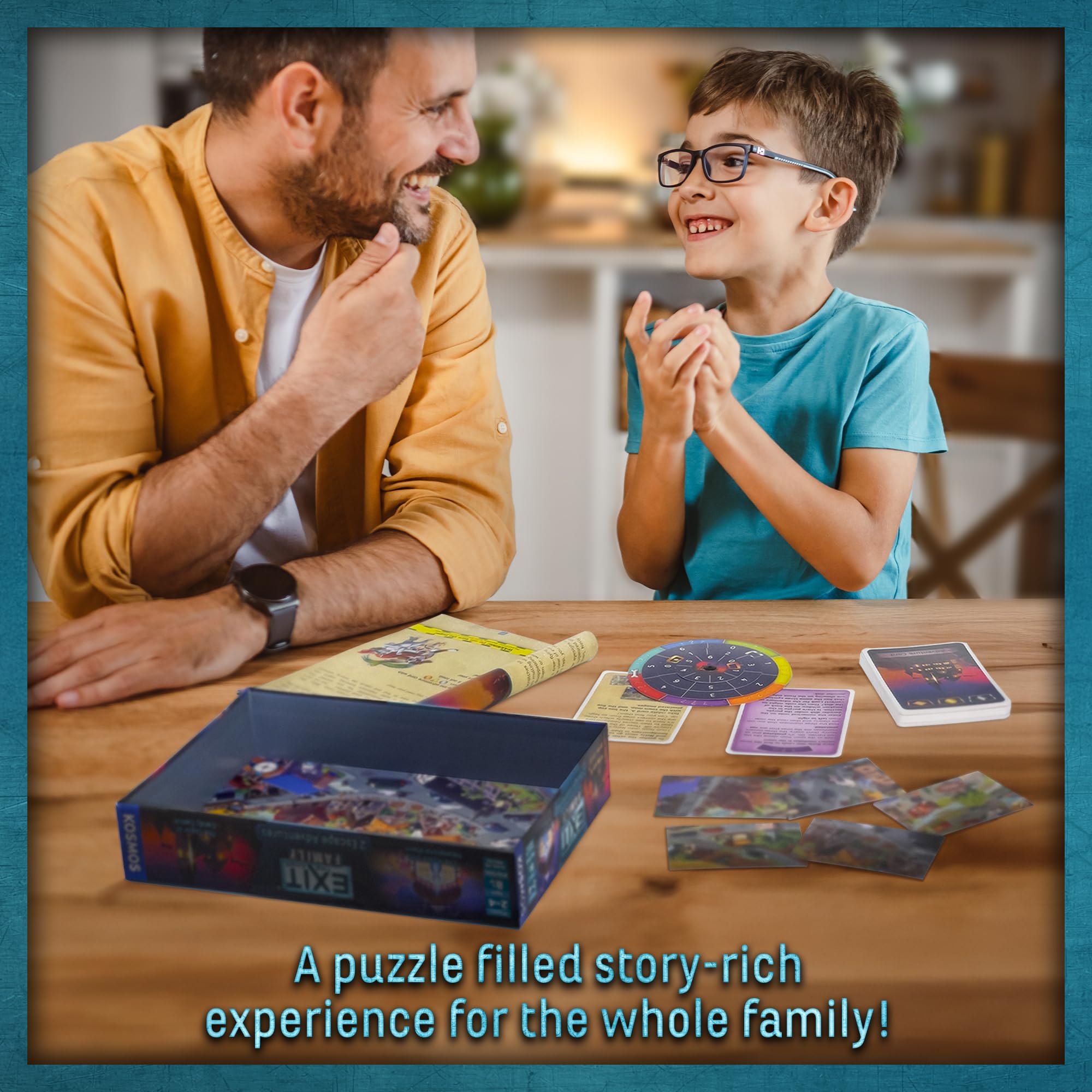 Thames & Kosmos EXIT: Family Heroes Card Game - 2 Escape Room Adventures | Ages 8+ | 2-4 Players 5