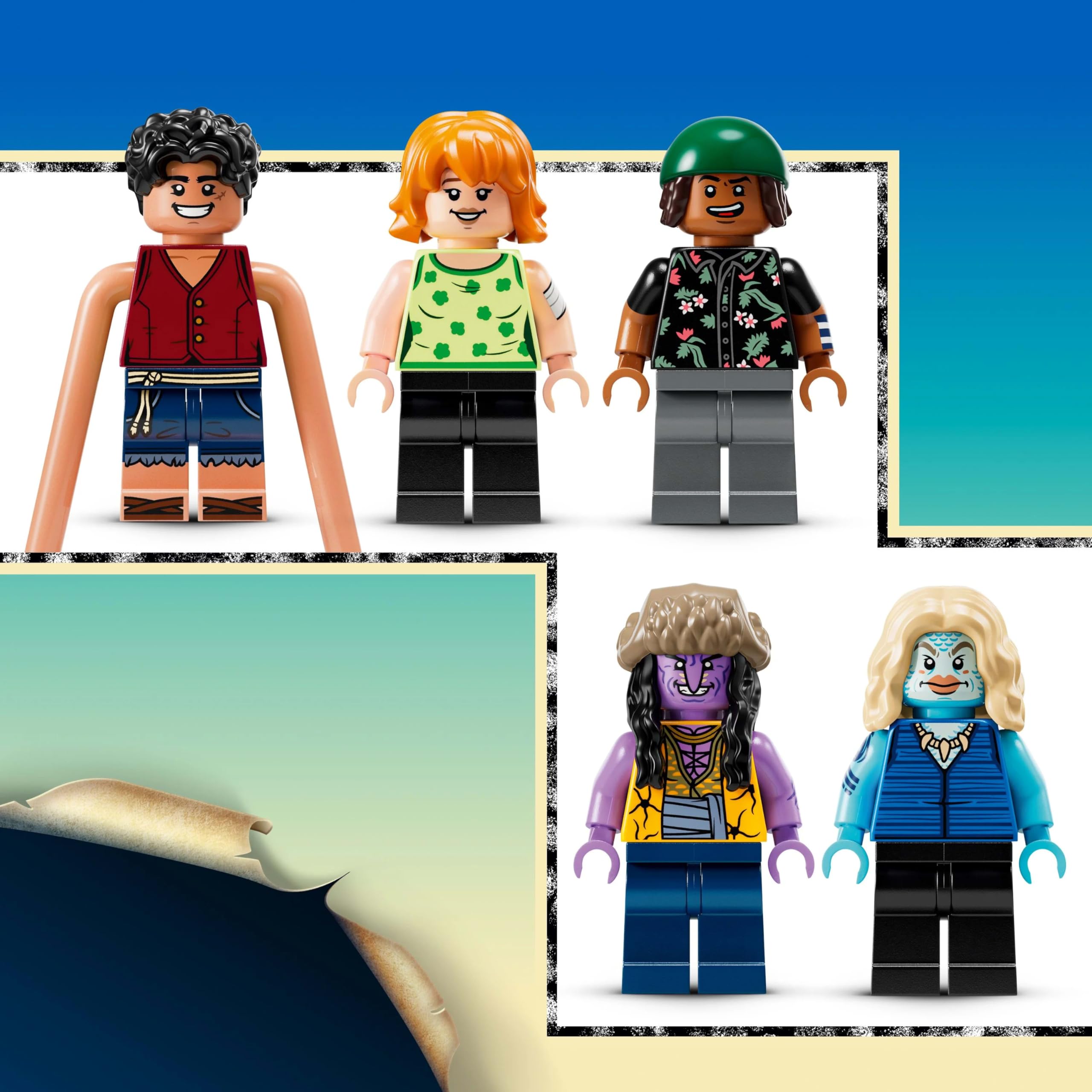 LEGO ONE PIECE Battle at Arlong Park - Interactive Toy with 5 Minifigures i