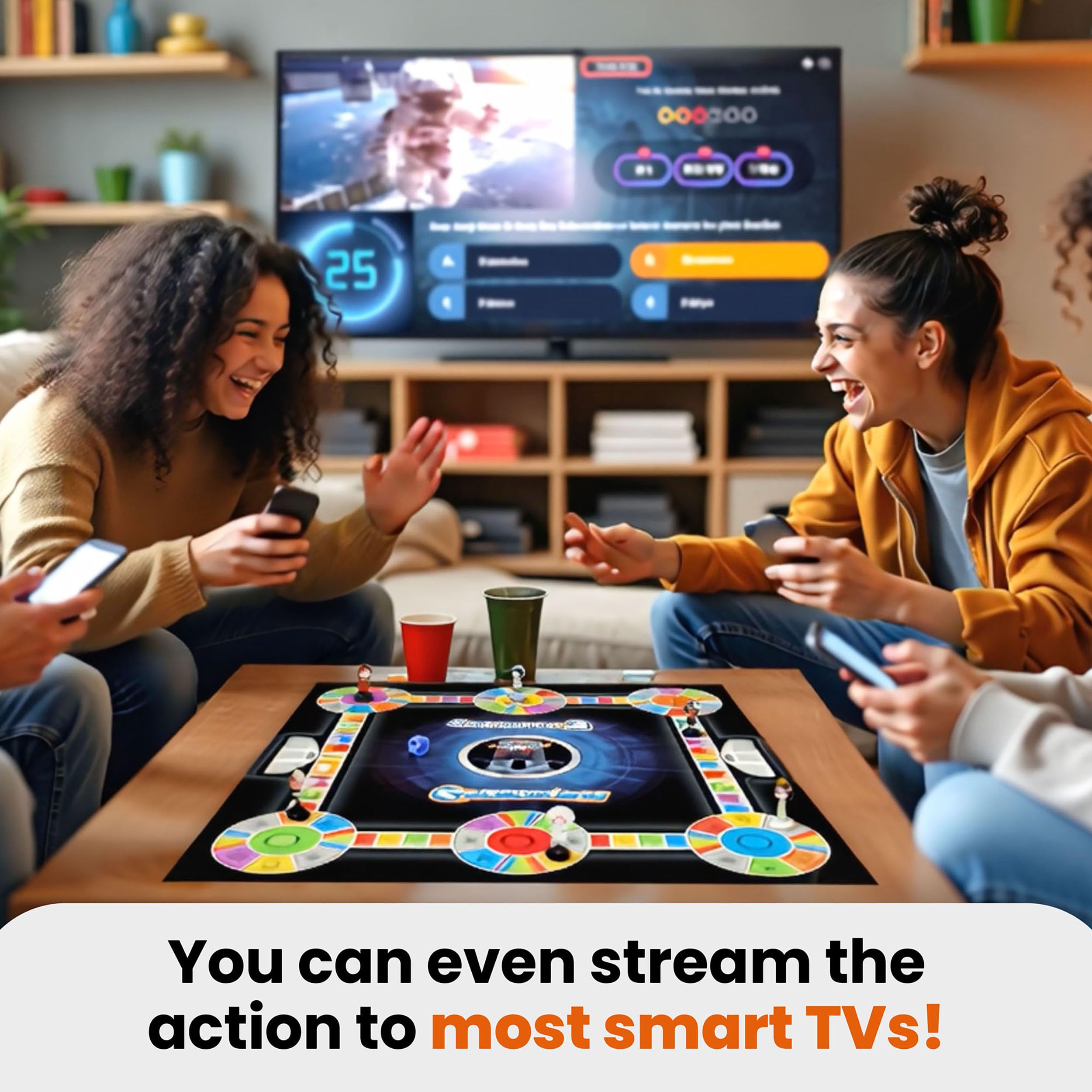OUTSMARTED! App-Connected TV Quiz-Show Board Game | 2-24 Players | 60 Min Playtime | 2026 Edition 7