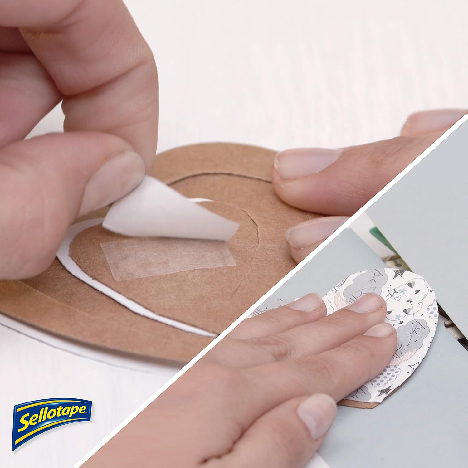 Sellotape Double Sided Tape, Strong Double Sided Tape for Everyday Use, Mounting, Arts & Crafts, Easy to Use Double Sided Sticky Tape with Solid Grip & Easy Peel, 25mmx33m 7