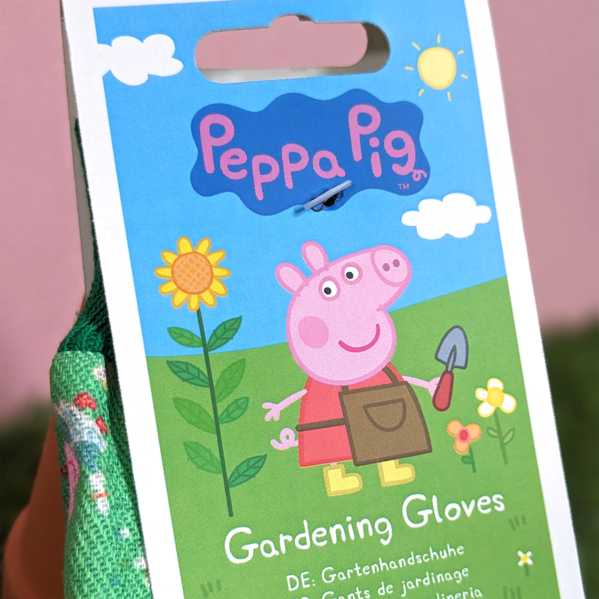 Robert Frederick Peppa Pig Children’s Gardening Gloves - Age 5+ | Cotton Blend | Green 3