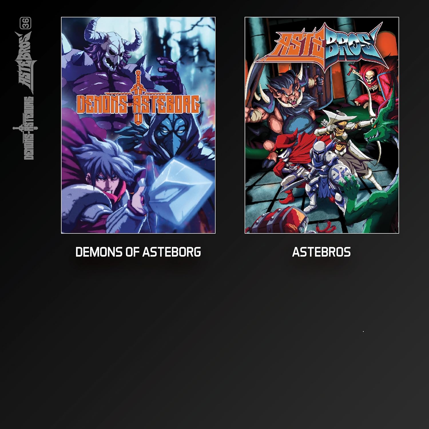 Demons of Asteborg and Astebros - Evercade Dual Cartridge 3