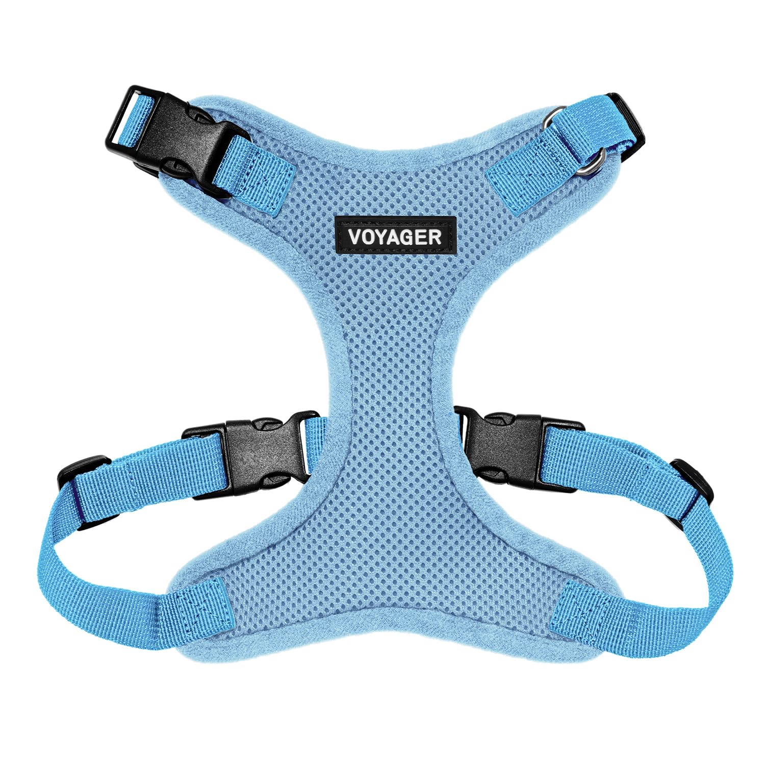 Best Pet Supplies Voyager Step-in Lock Pet Harness - All Weather Mesh, Adjustable, Baby Blue, Size M 1