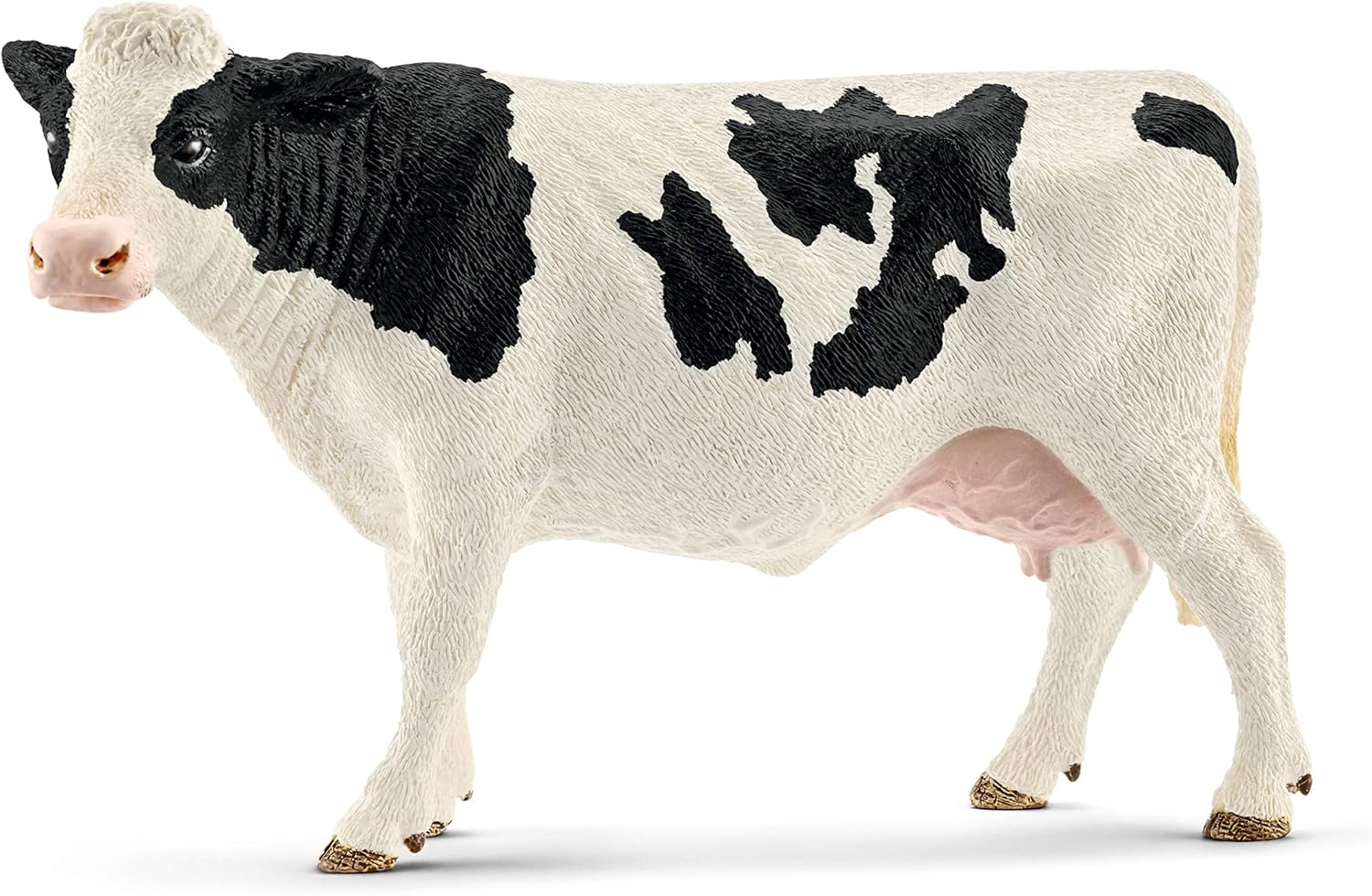 Schleich Farm World Holstein Cow Toy Figure - Realistic Hand-Painted Play Figure for Ages 3+